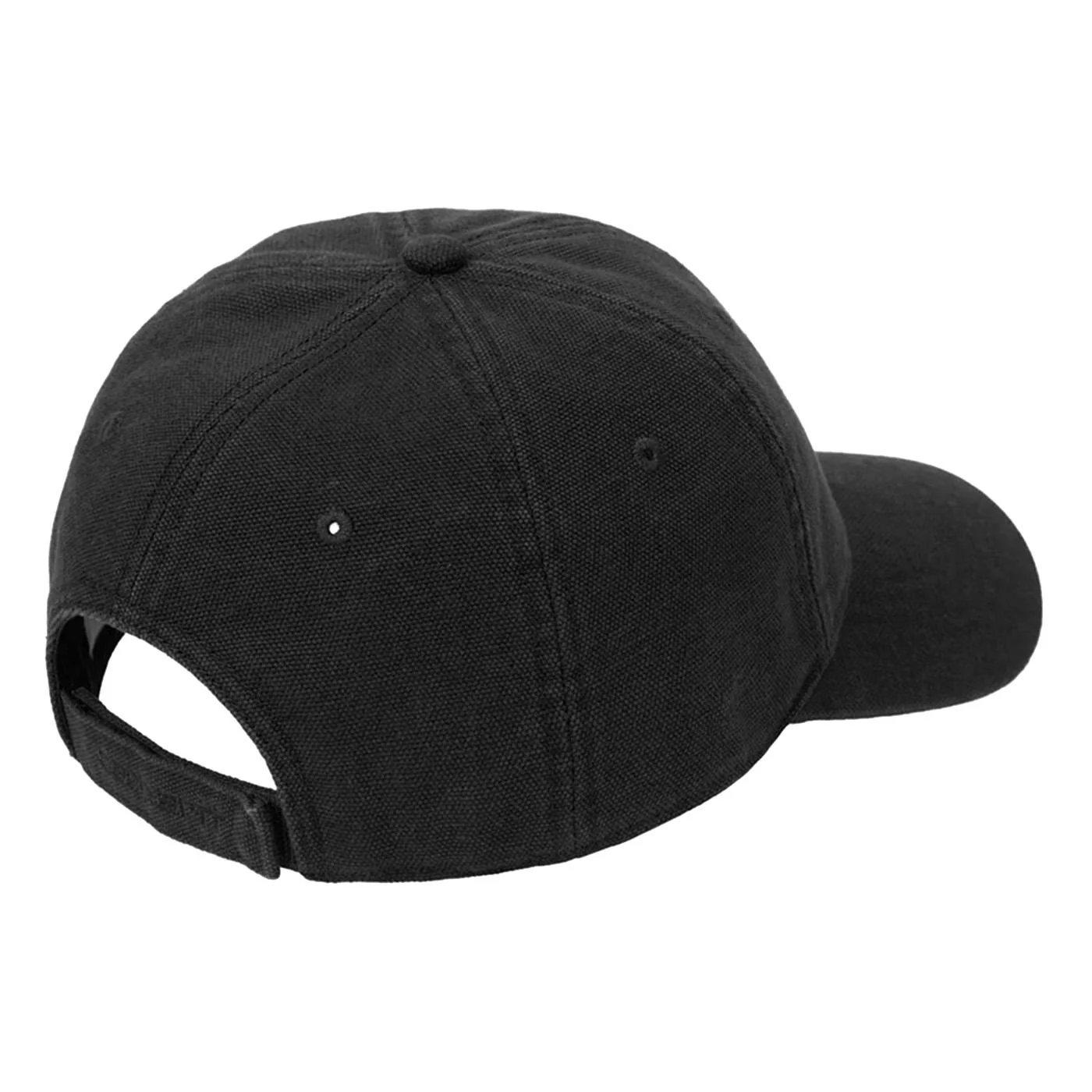 Selby Canvas Cap Black - Black Visor Cap CARHARTT WIP ACCESSORIES - Image 2