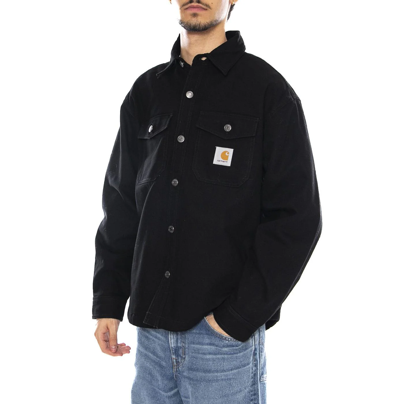 Selby Shirt Jac Black - Men's Black Shirt CARHARTT WIP