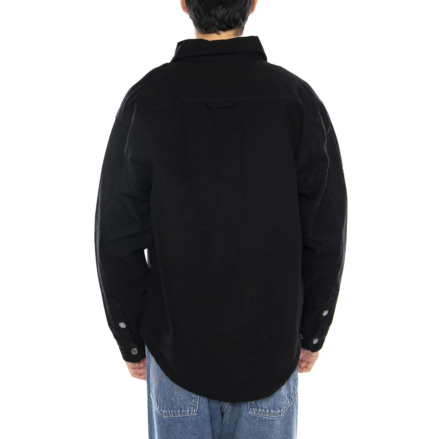 Selby Shirt Jac Black - Men's Black Shirt CARHARTT WIP - Image 3