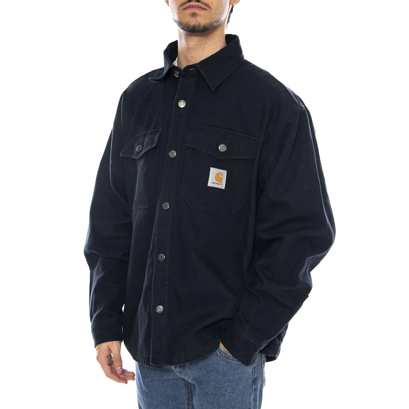 Selby Shirt Jac Deep Night - Men's Blue Shirt CARHARTT WIP