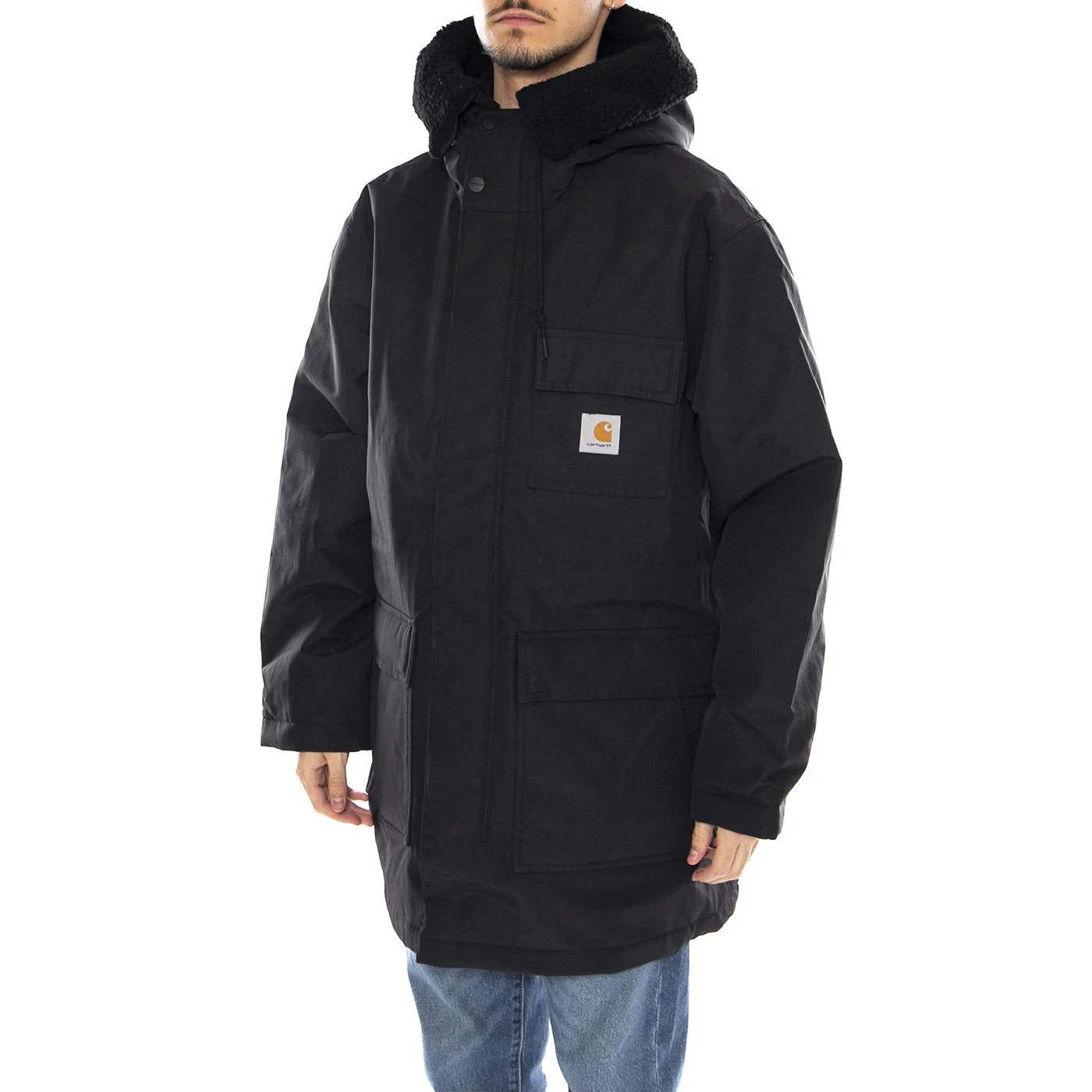 Siberia Parka Black -- Parka Uomo Nero Uomo CARHARTT WIP