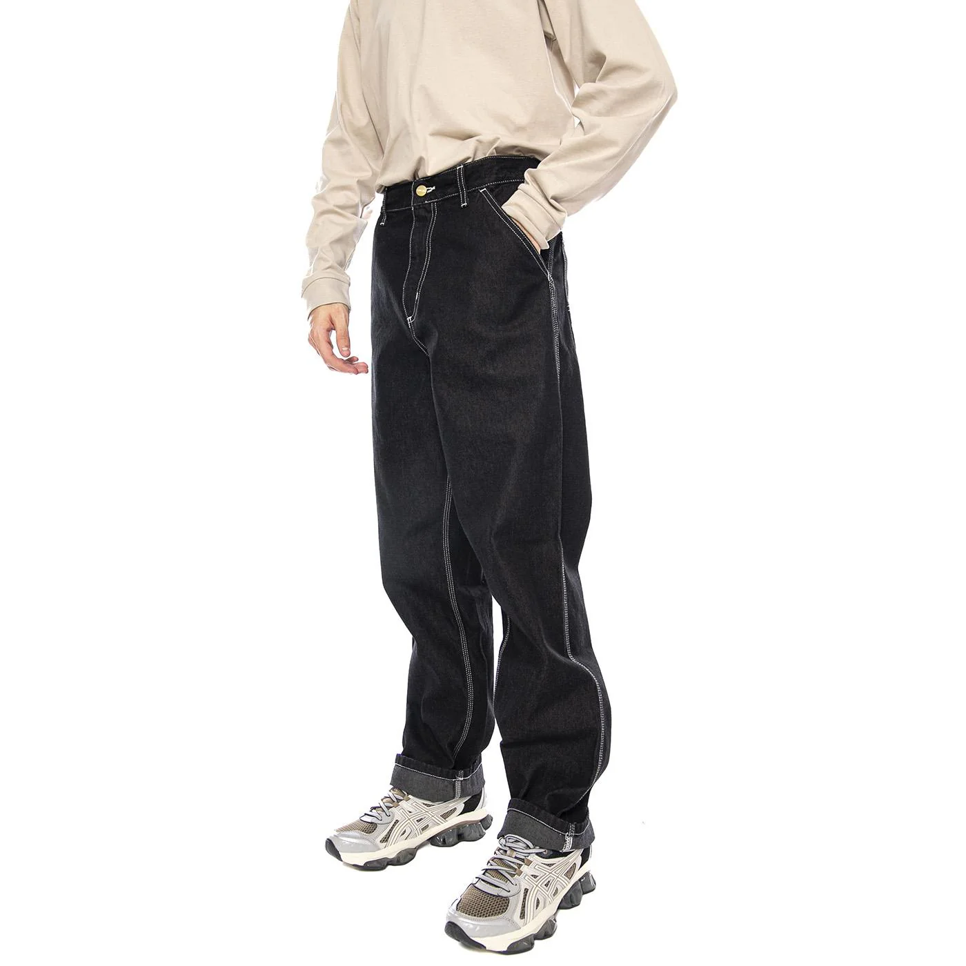 Simple Pant Black One Wash
