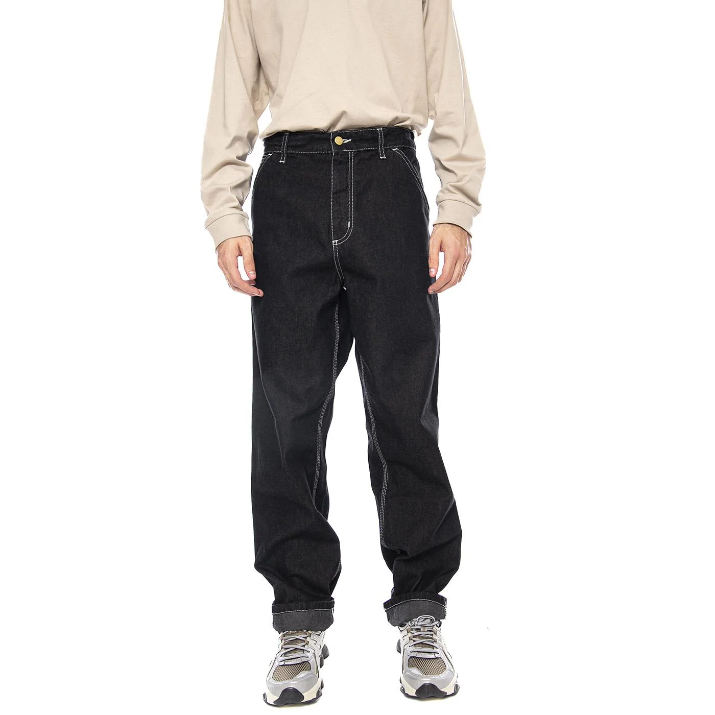 Simple Pant Black One Wash - Image 2