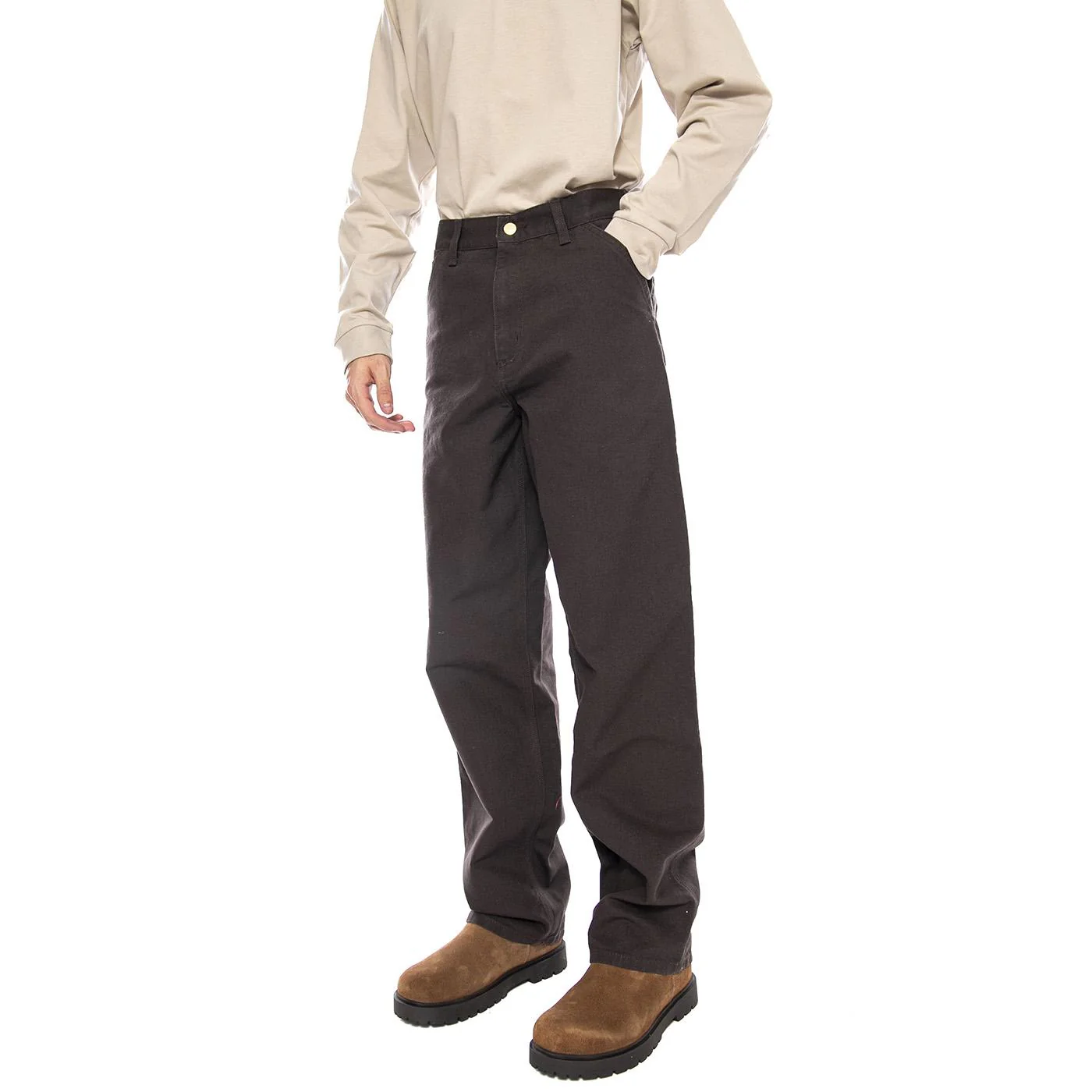 Single Knee Pant Tobacco - Men's Brown Pants CARHARTT WIP