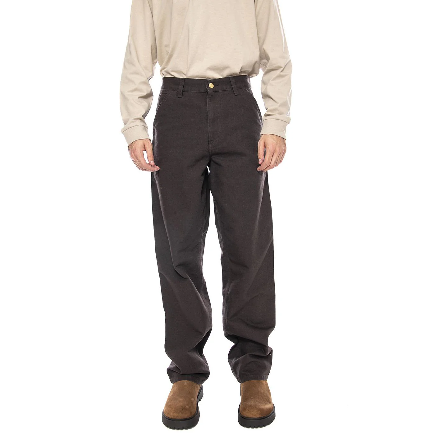 Single Knee Pant Tobacco - Men's Brown Pants CARHARTT WIP - Image 2