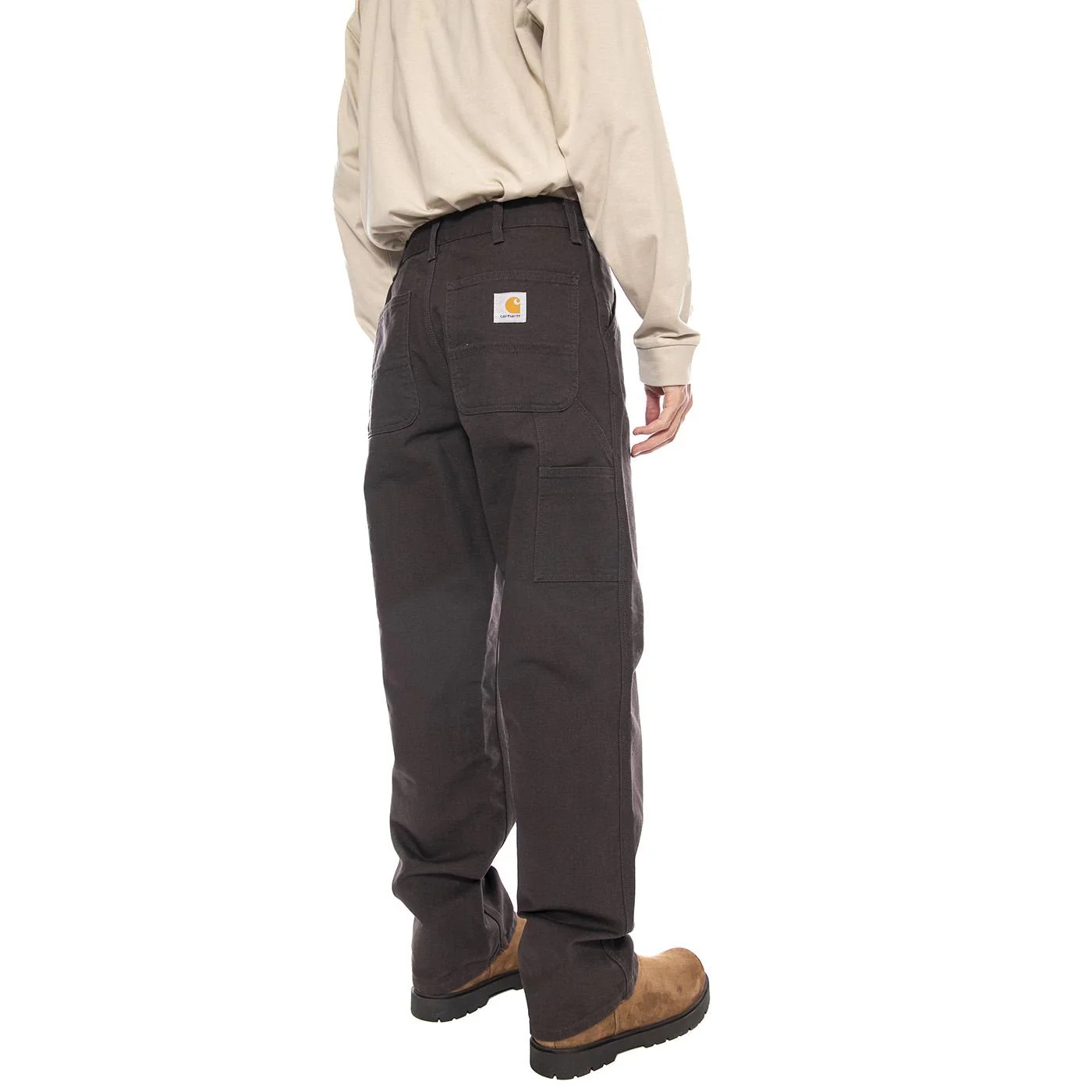 Single Knee Pant Tobacco - Men's Brown Pants CARHARTT WIP - Image 3