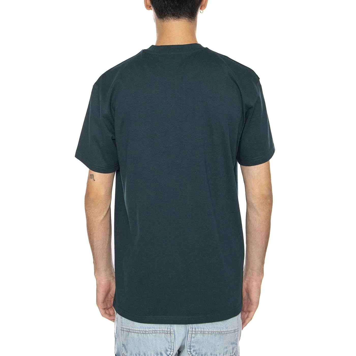 S/S American Script T-Shirt Deep Lagoon - Image 4