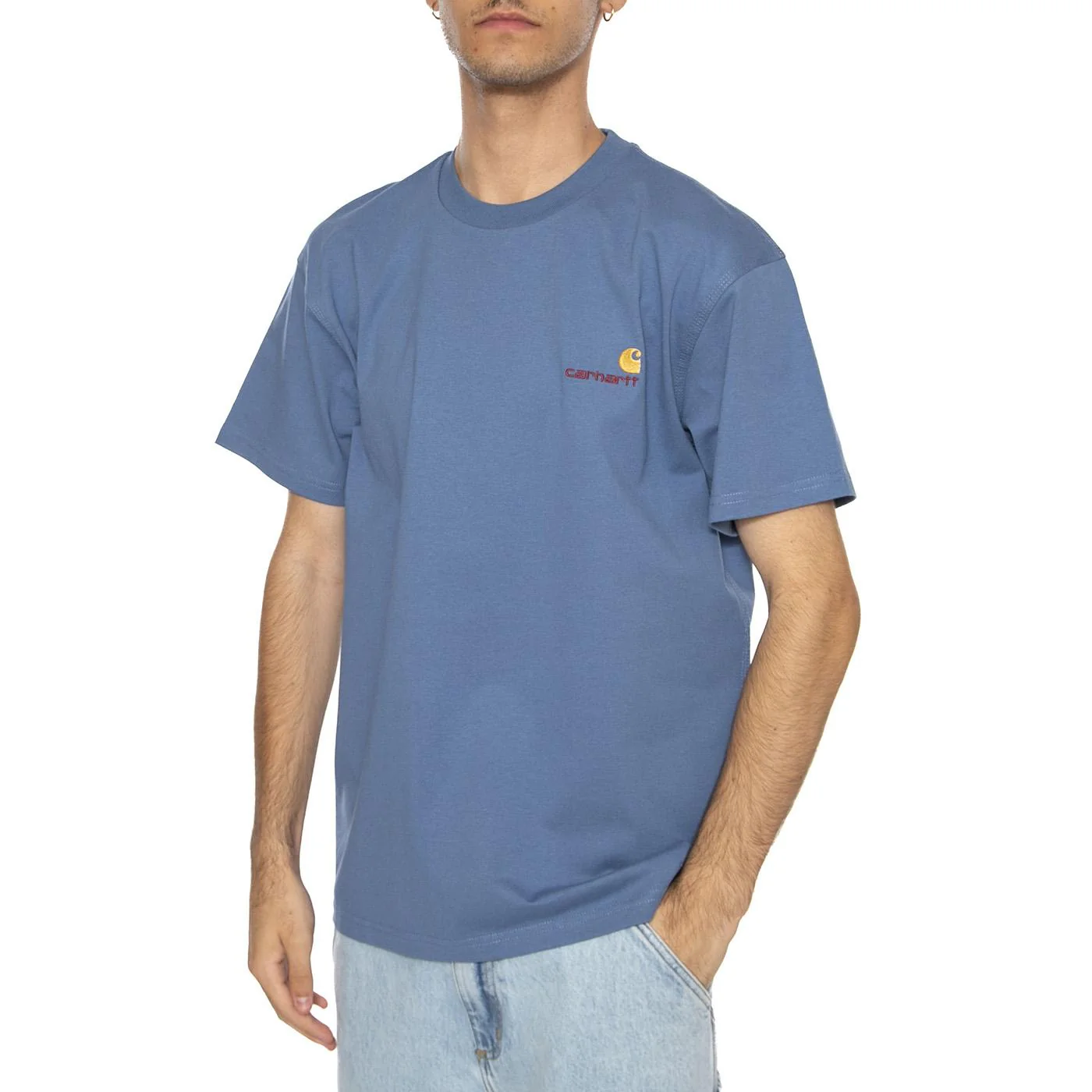S/S American Script T-Shirt Sorrent - Image 2