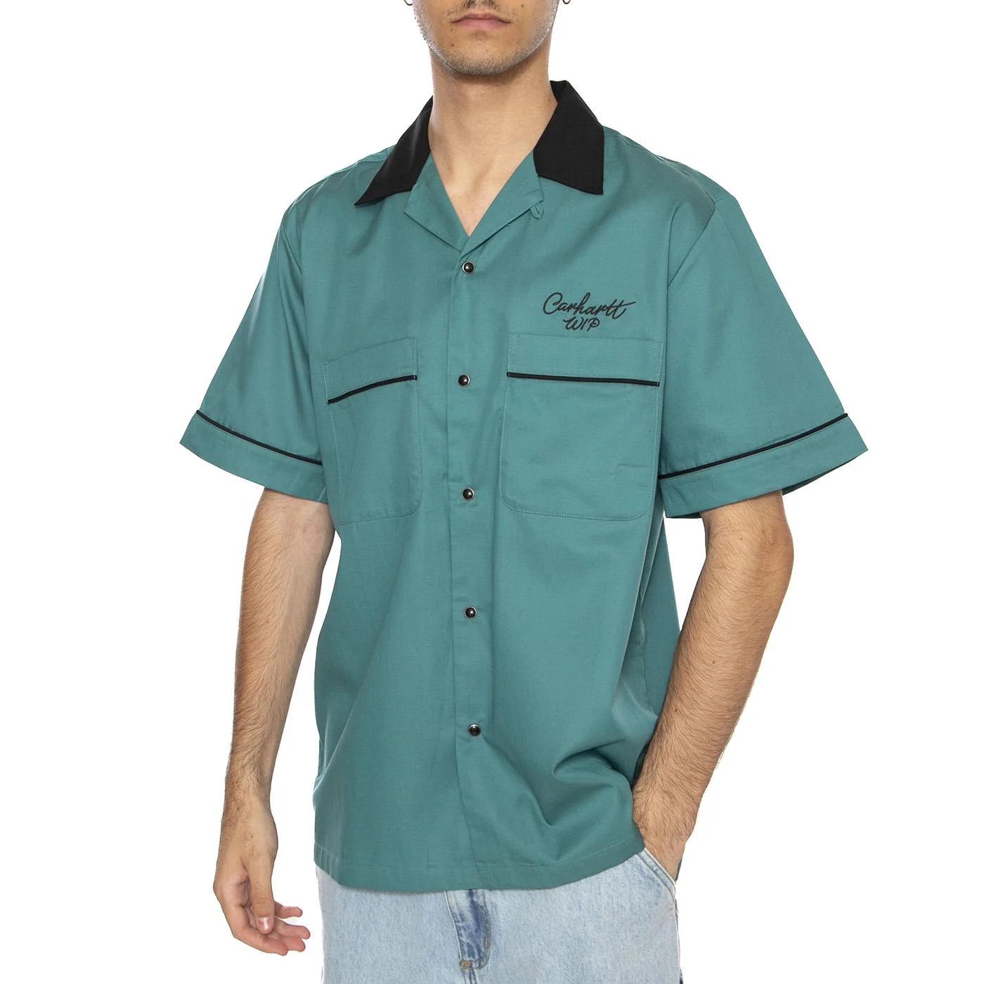 S/S Bowl Shirt Saguaro / Black