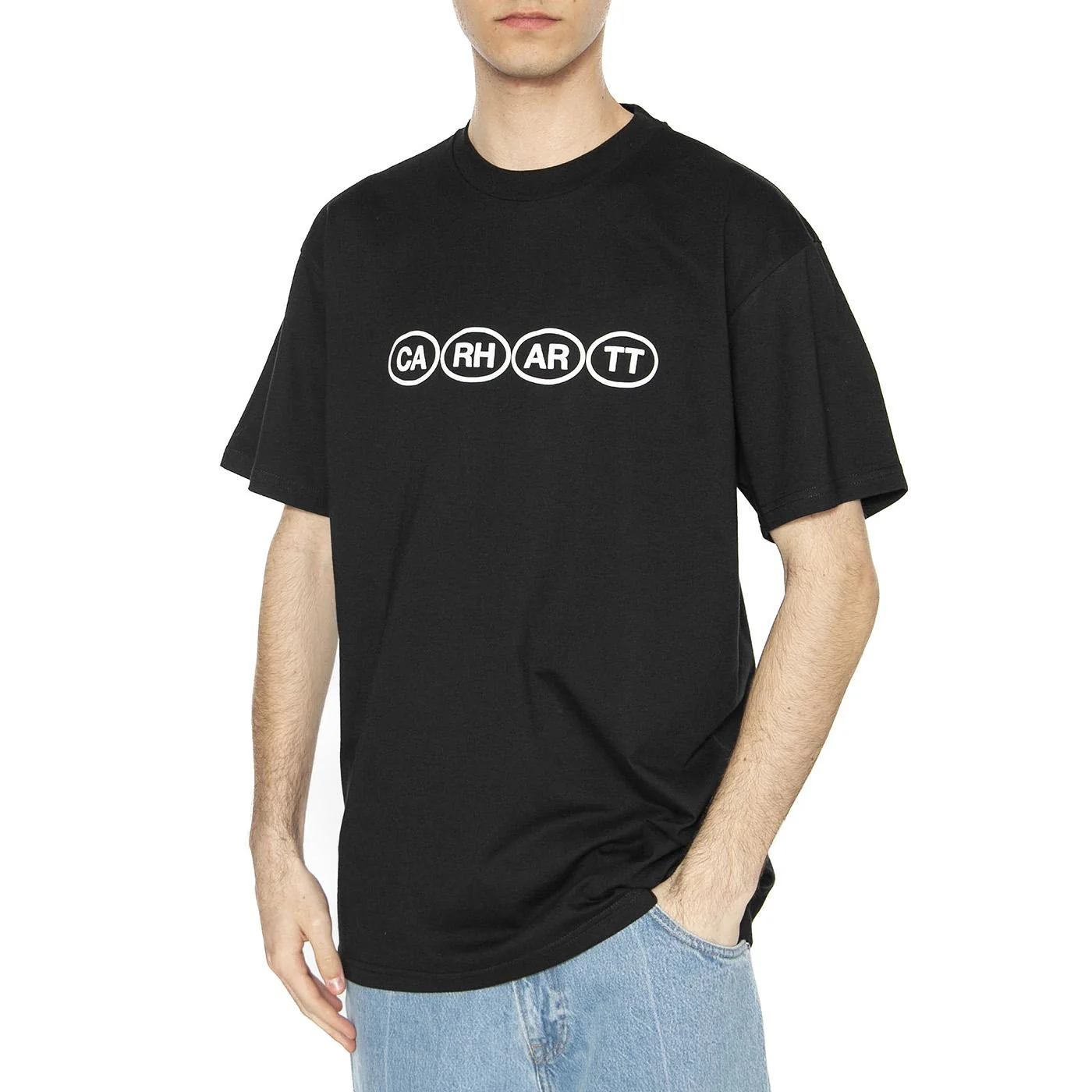 S/S Bumper T-Shirt Black / White