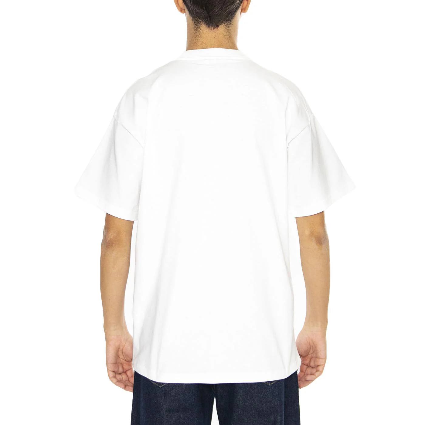 S/S Fragments Pocket T-Shirt White / Black - Image 3
