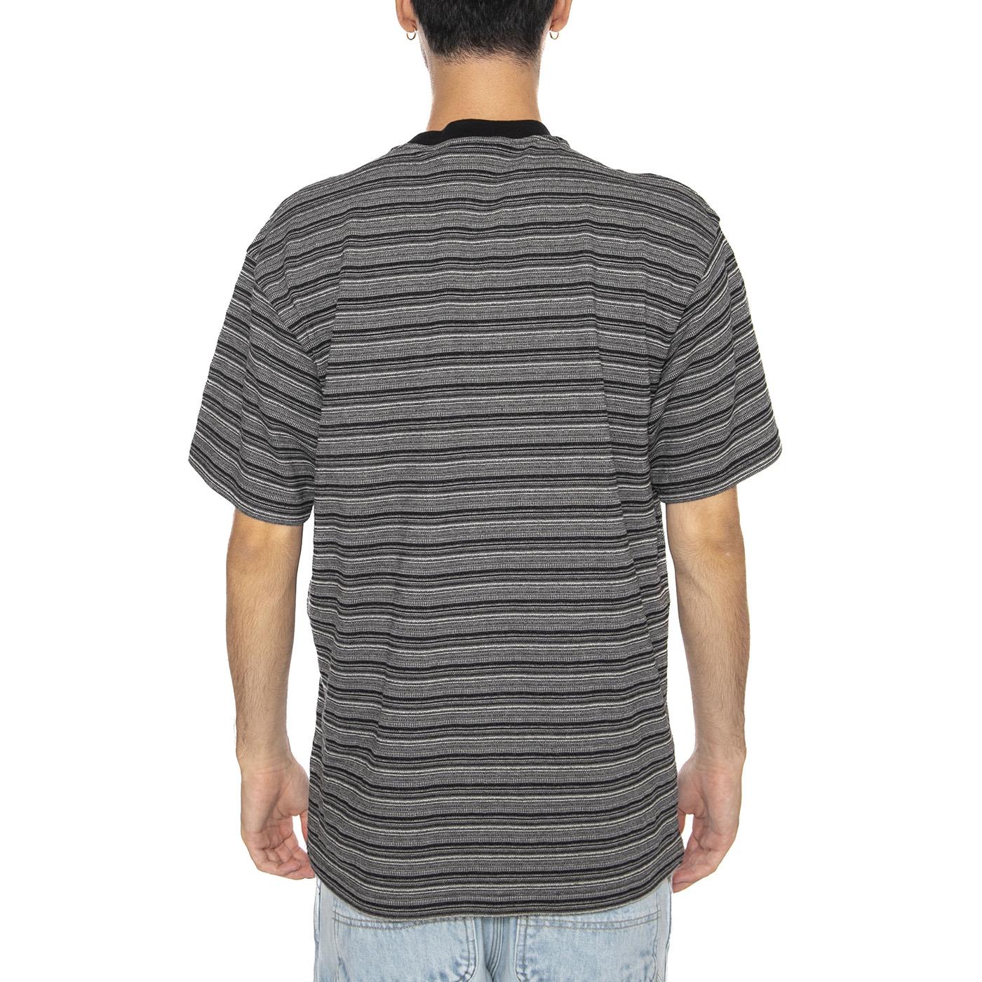 S/S Gellar Pocket T-Shirt Gellar Stripe, Black - Image 4