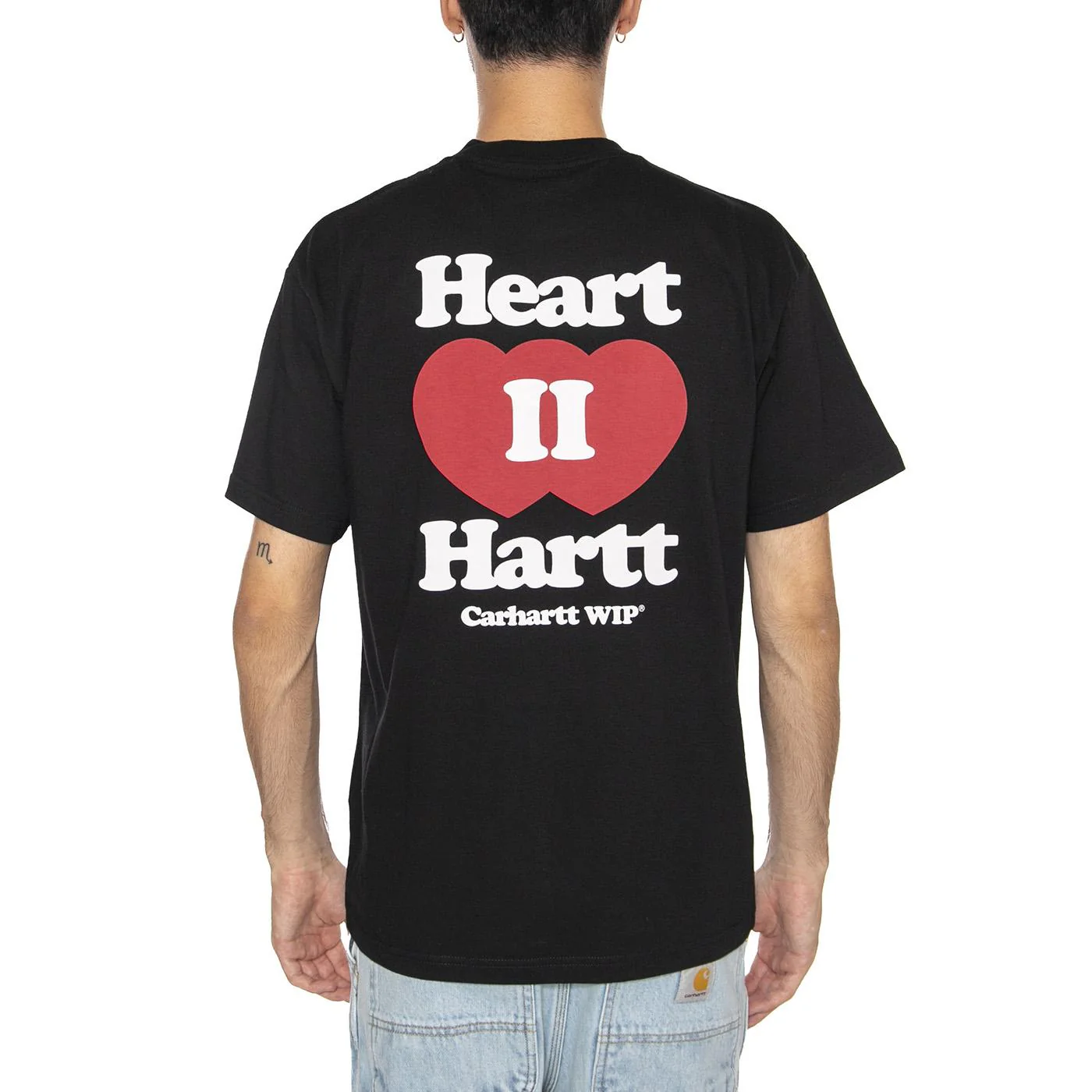 S/S Heart II Hartt T-Shirt Black - Image 4
