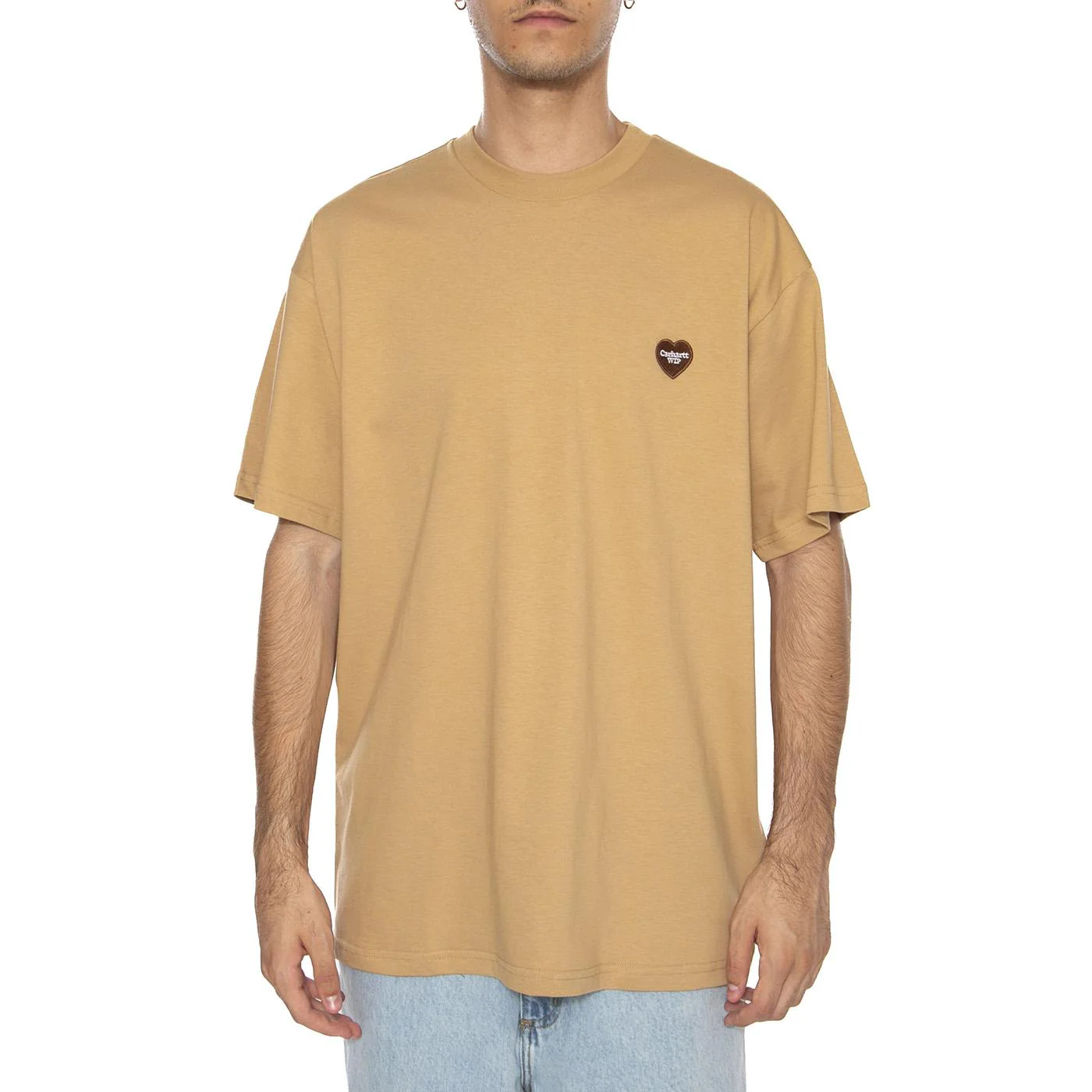 S/S Heart II Hartt T-Shirt Dusty H Brown - Image 3