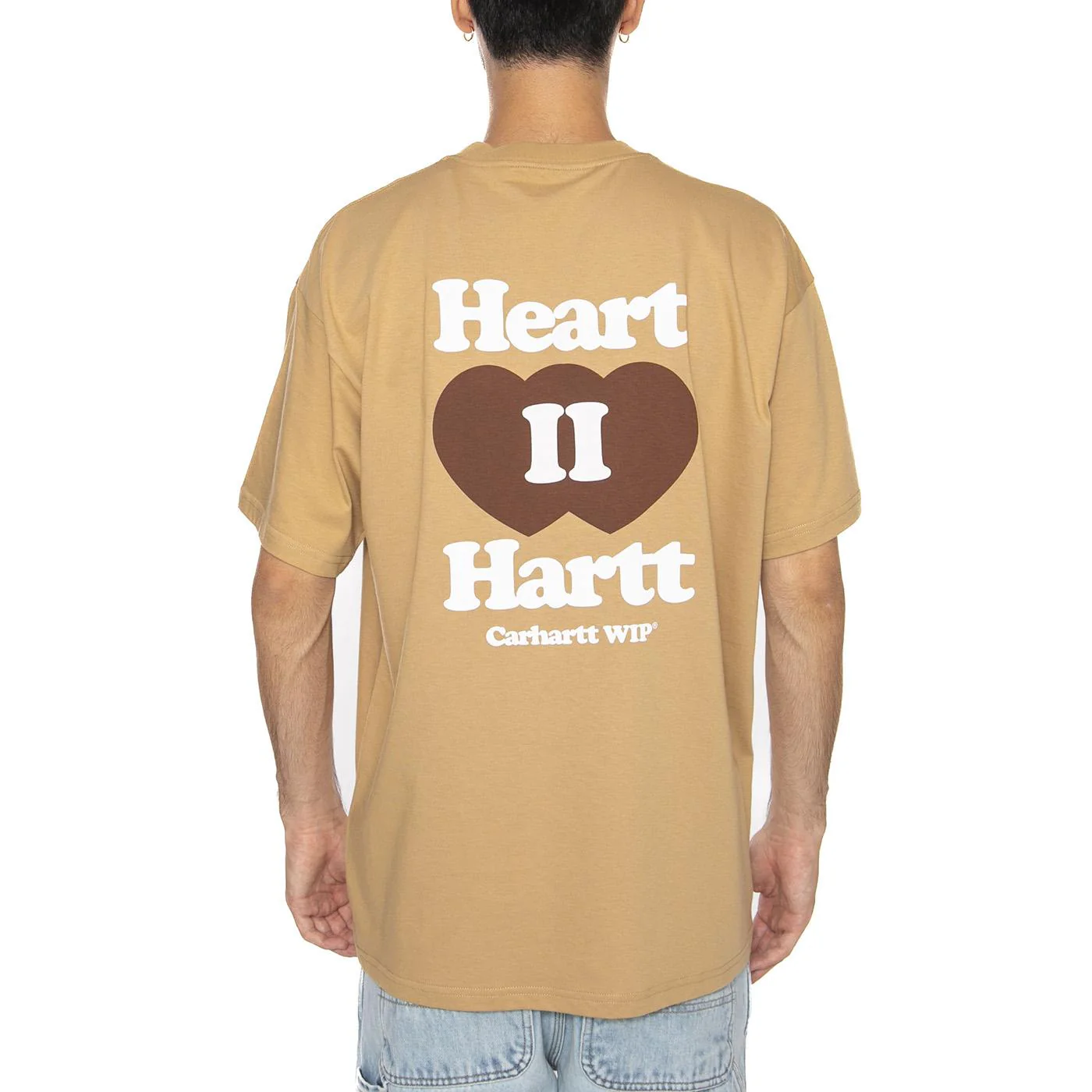 S/S Heart II Hartt T-Shirt Dusty H Brown - Image 4
