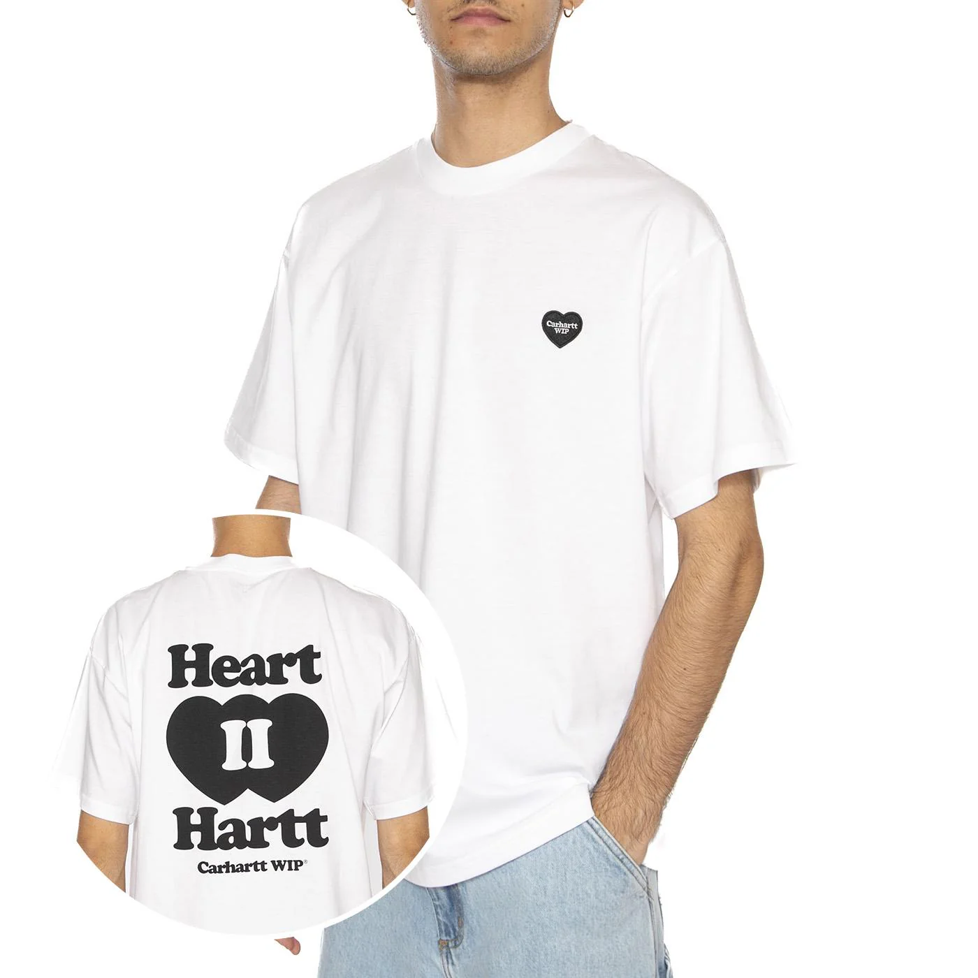 S/S Heart II Hartt T-Shirt White