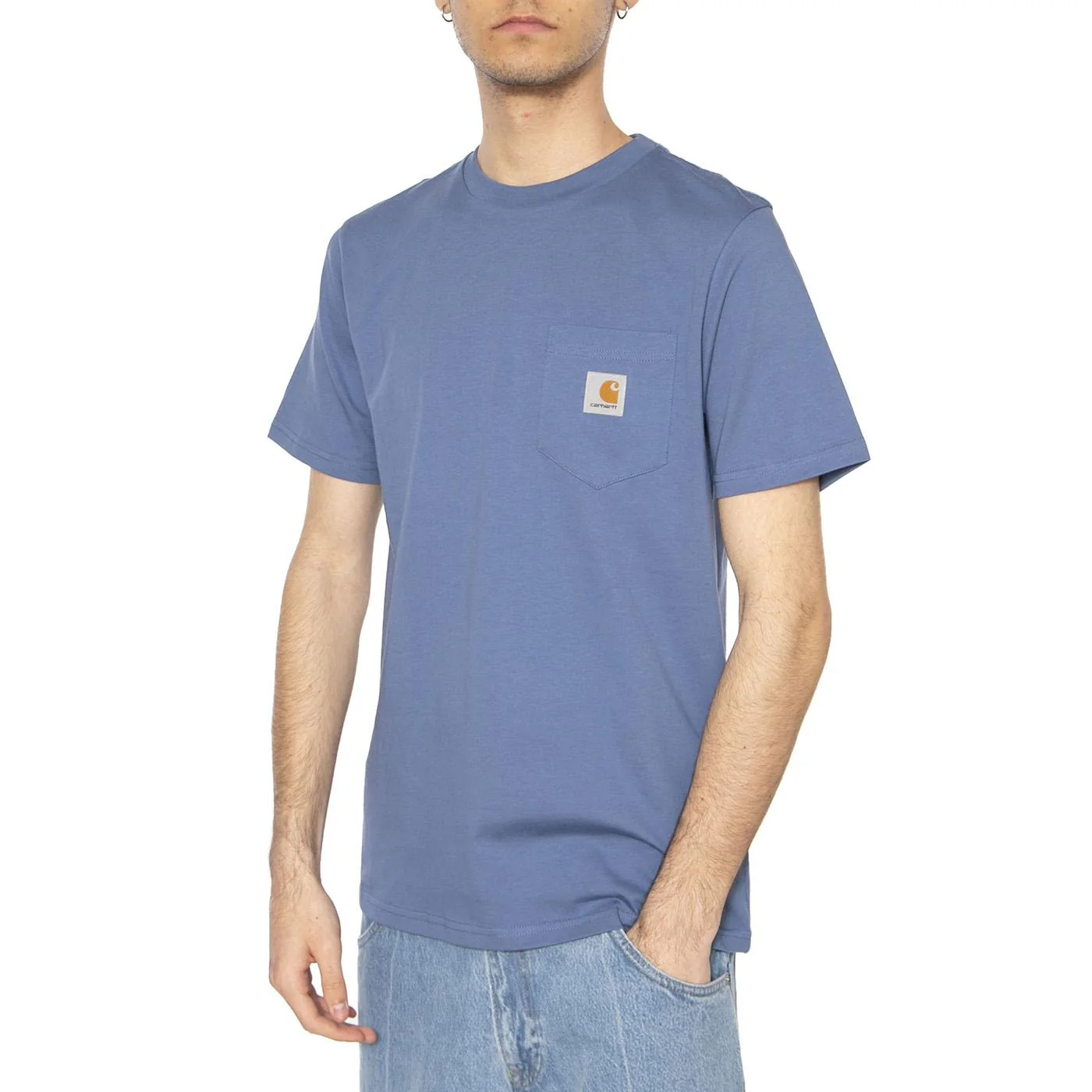 S/S Pocket T-Shirt Blue Iris