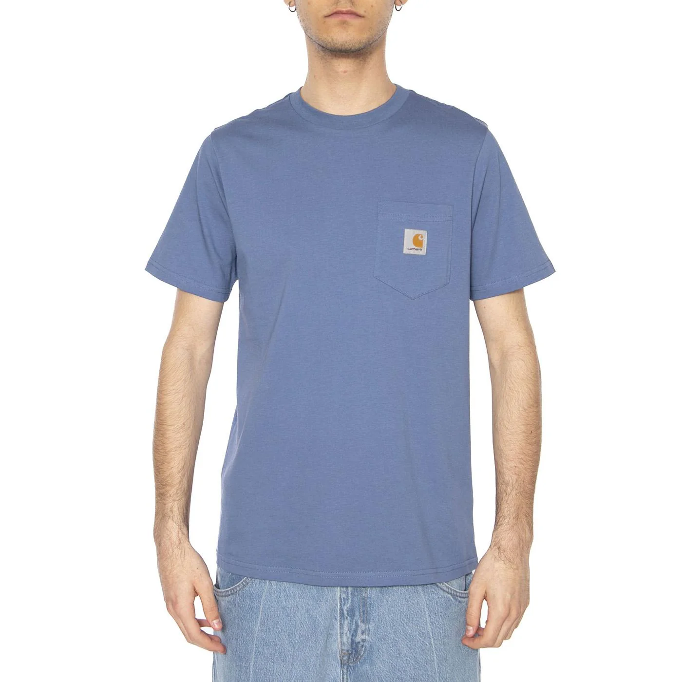 S/S Pocket T-Shirt Blue Iris - Image 2
