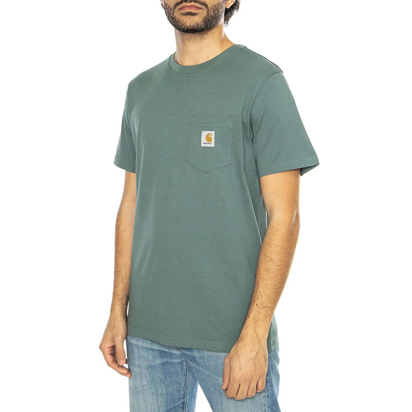 S/S Pocket T-Shirt Silver Pine