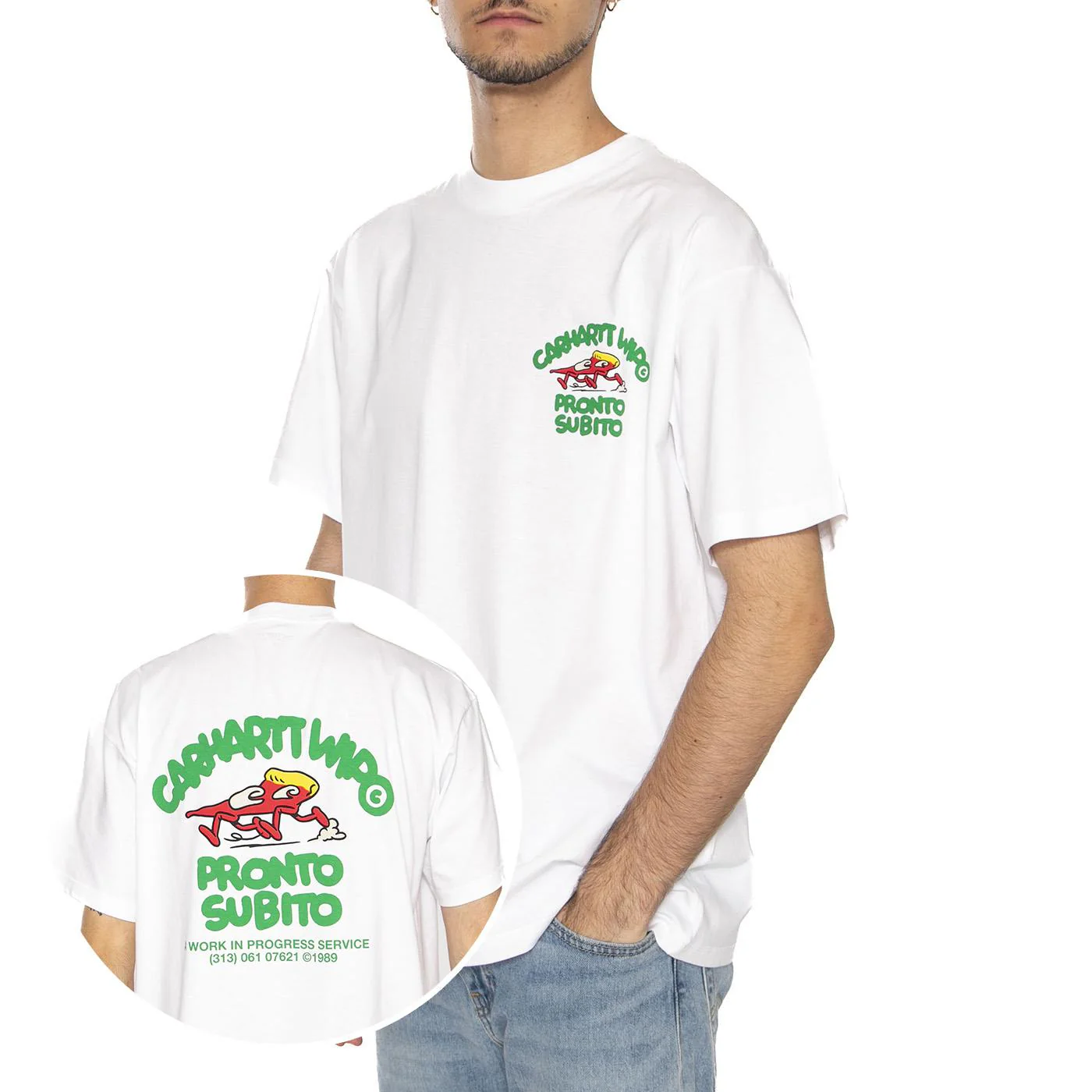 S/S Pronto T-Shirt White - Image 2