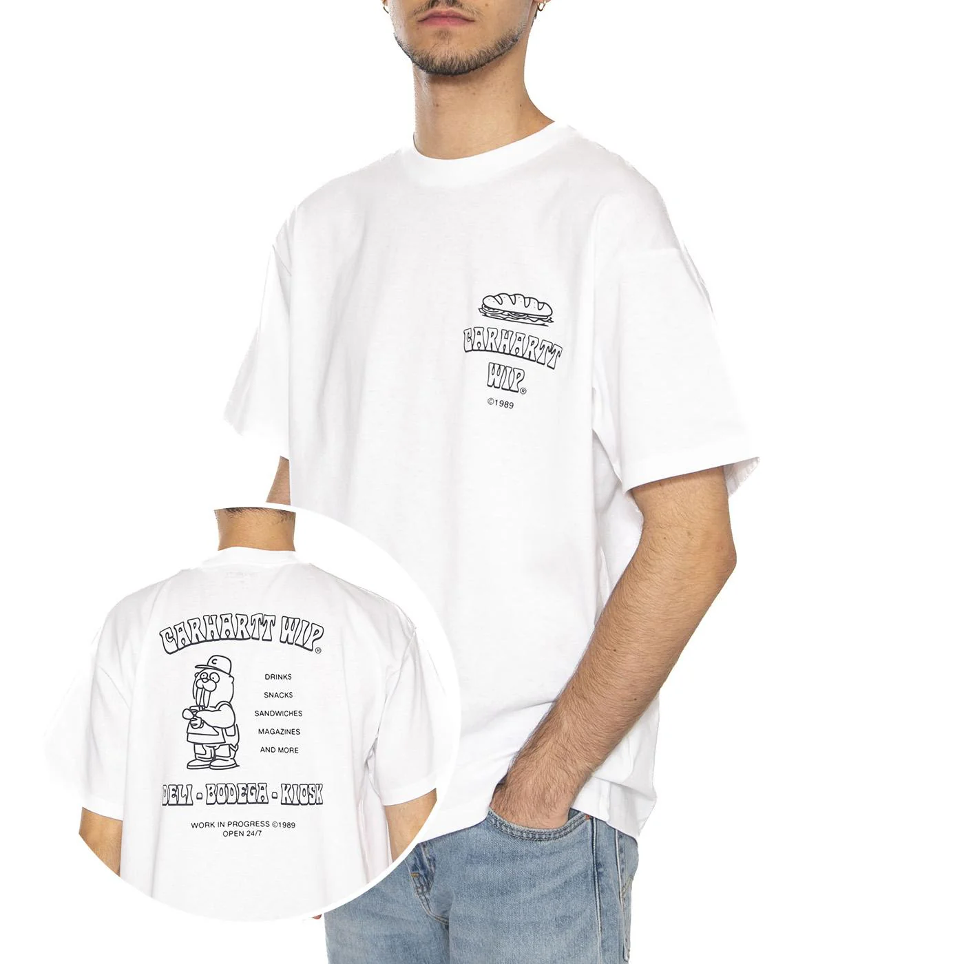S/S Sandwich T-Shirt White - Image 2
