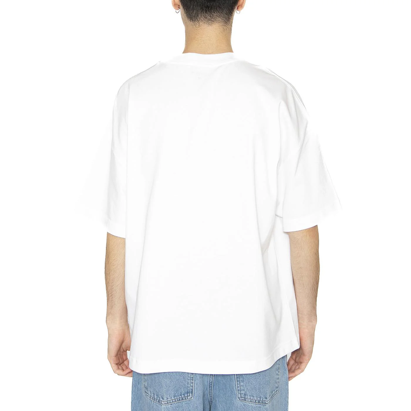 S/S Signature Script T-Shirt White / Black - Image 3