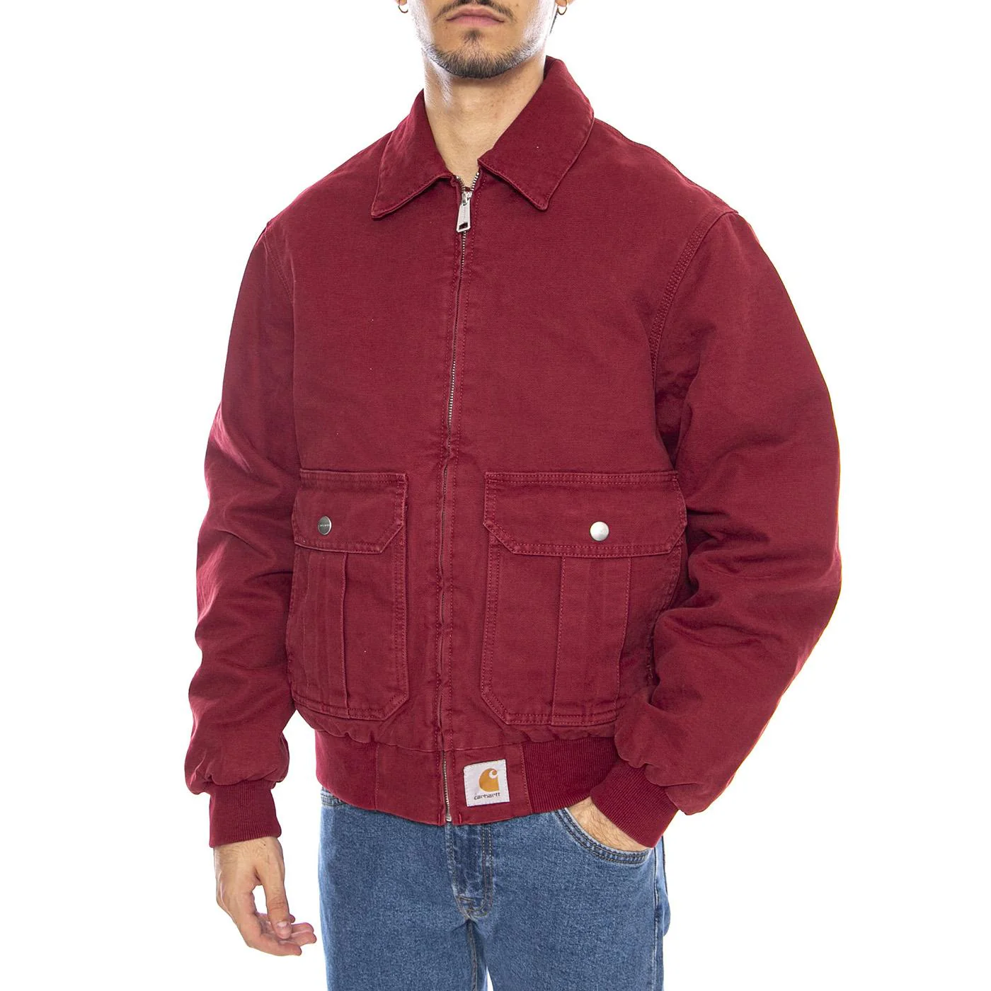 Stanton Jacket Scarlet - Red Men's Jacket CARHARTT WIP