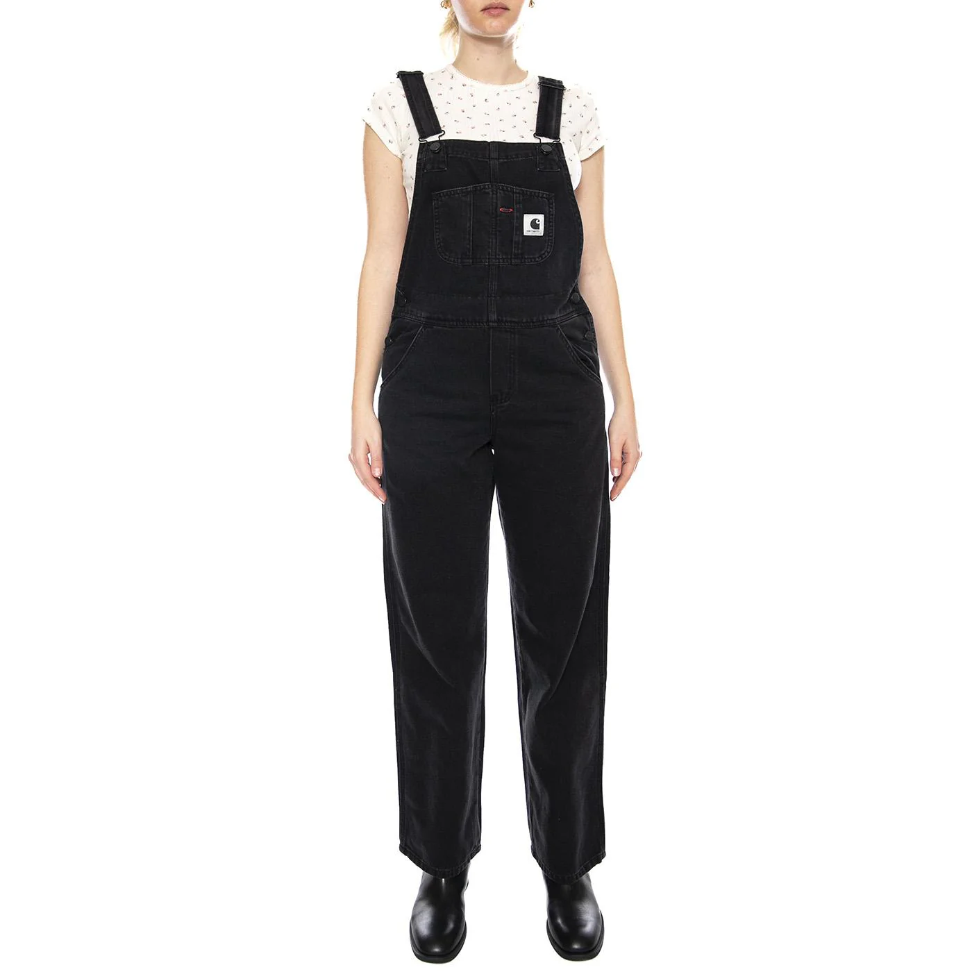 W' BLB Overall Straight - Women's Overalls Black Carhartt Women CARHARTT WIP - Image 2