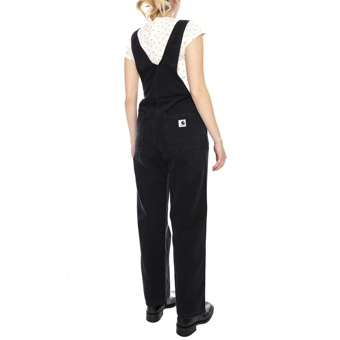 W' BLB Overall Straight - Women's Overalls Black Carhartt Women CARHARTT WIP - Image 3