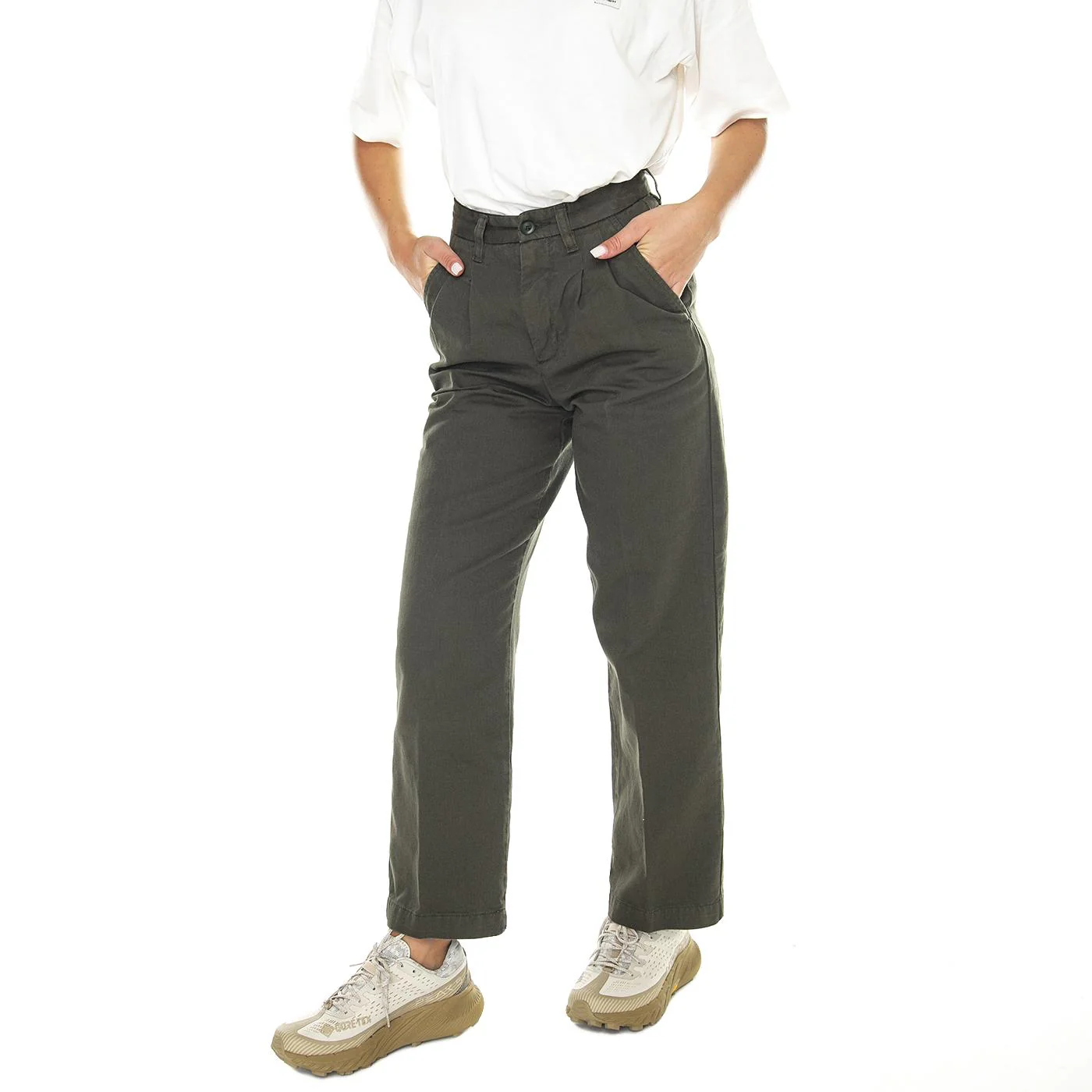 W' Cara Pant Plant /garment dyed