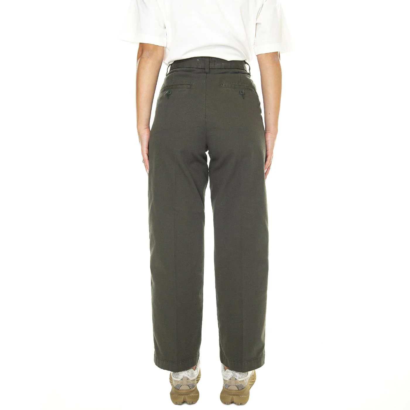 W' Cara Pant Plant /garment dyed - Image 3