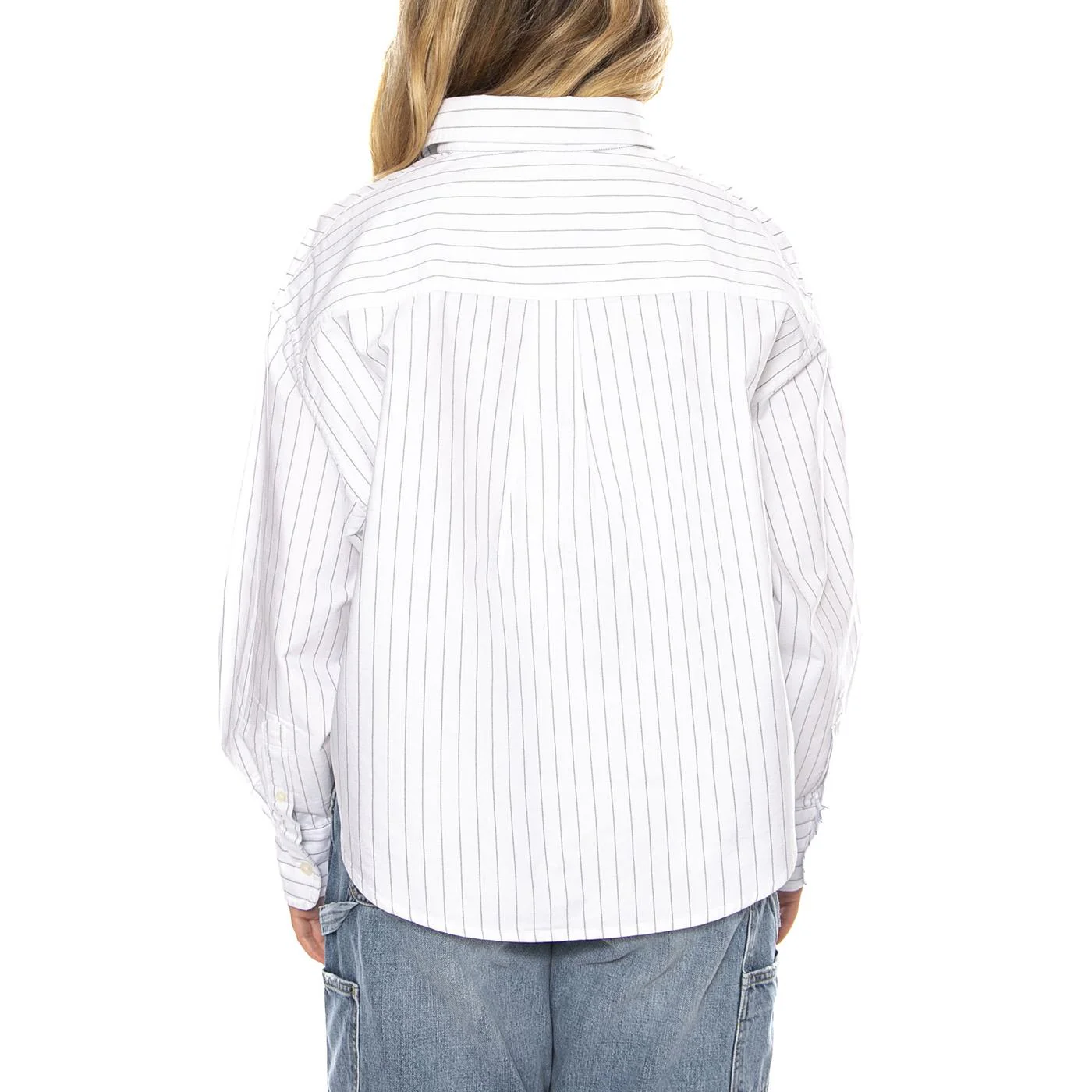 W Carhartt Cassel Shirt - Cassel Stripe White / Black - Women's Shirt CARHARTT WIP - Image 3