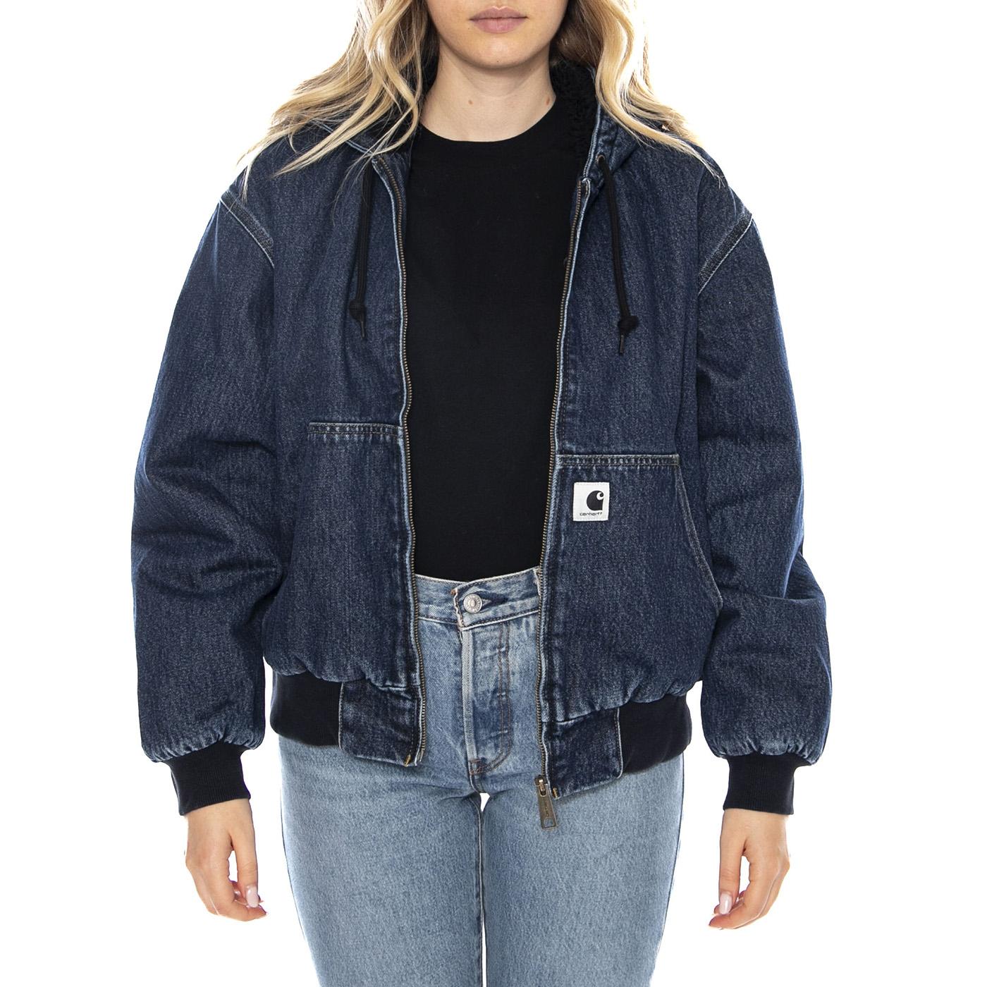 W Carhartt OG Active Jacket (Winter) - Blue - CARHARTT WIP Women's Jacket - Image 2