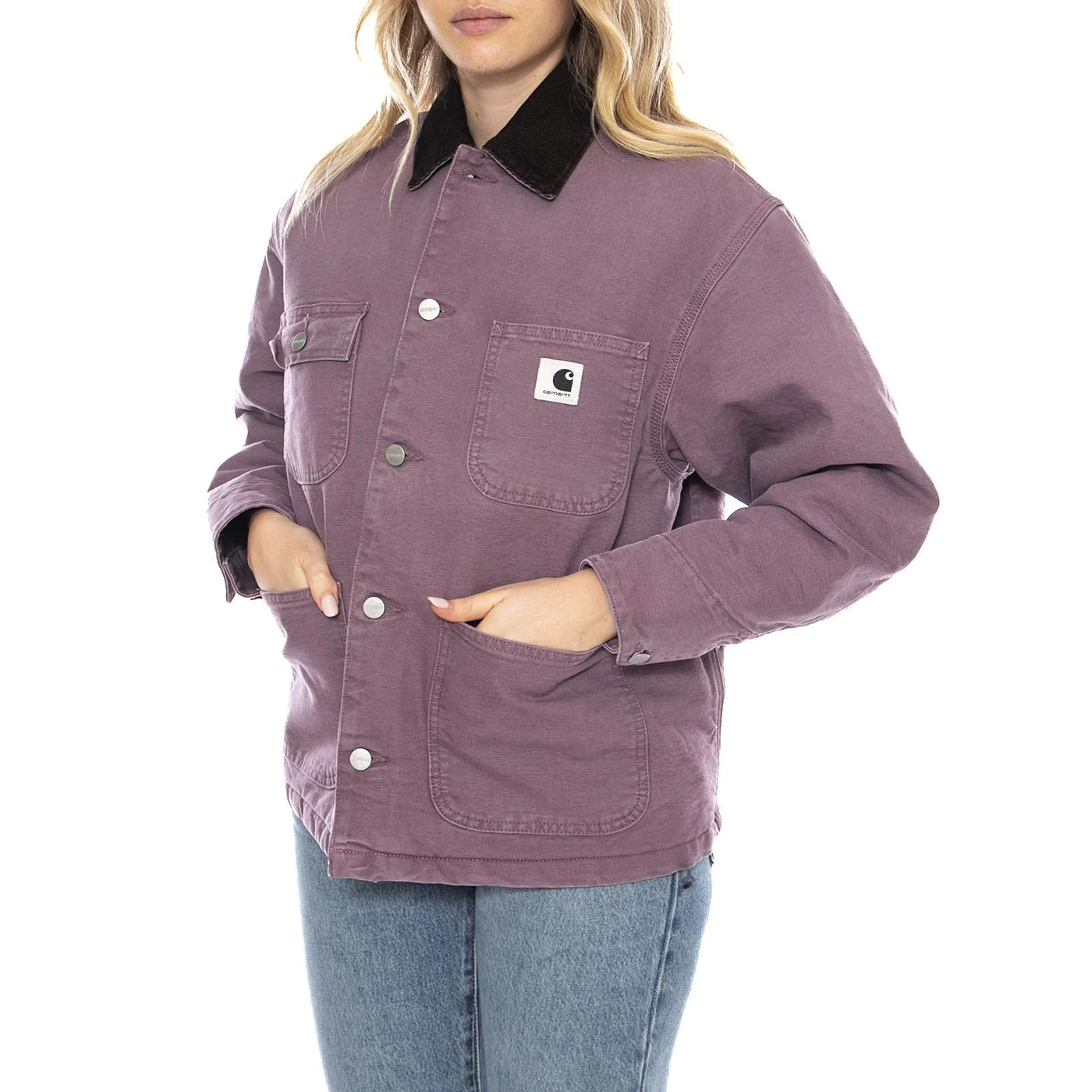 W Carhartt OG Michigan Coat - Phlox / Tobacco - Women's Coat CARHARTT WIP