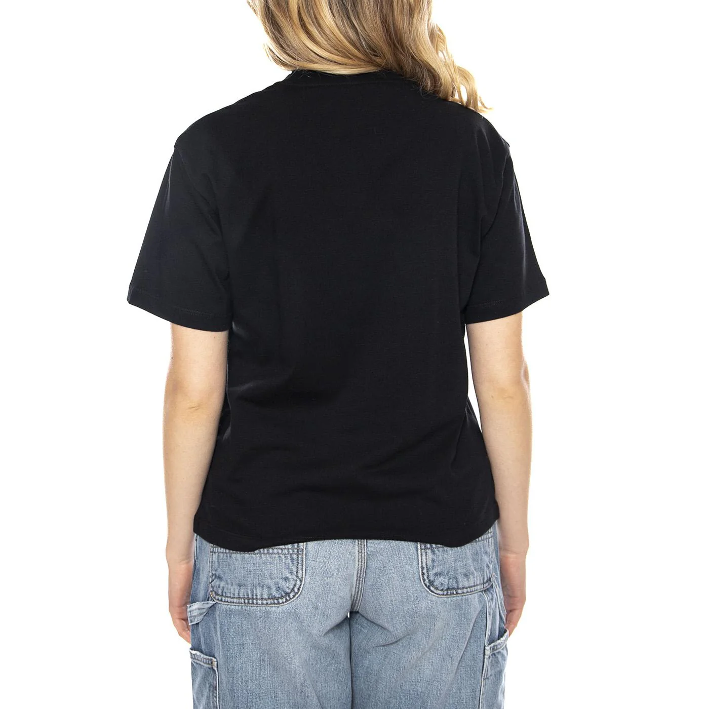 W Carhartt S/S Heart Patch T-Shirt - Black - Women's T-Shirt CARHARTT WIP - Image 3