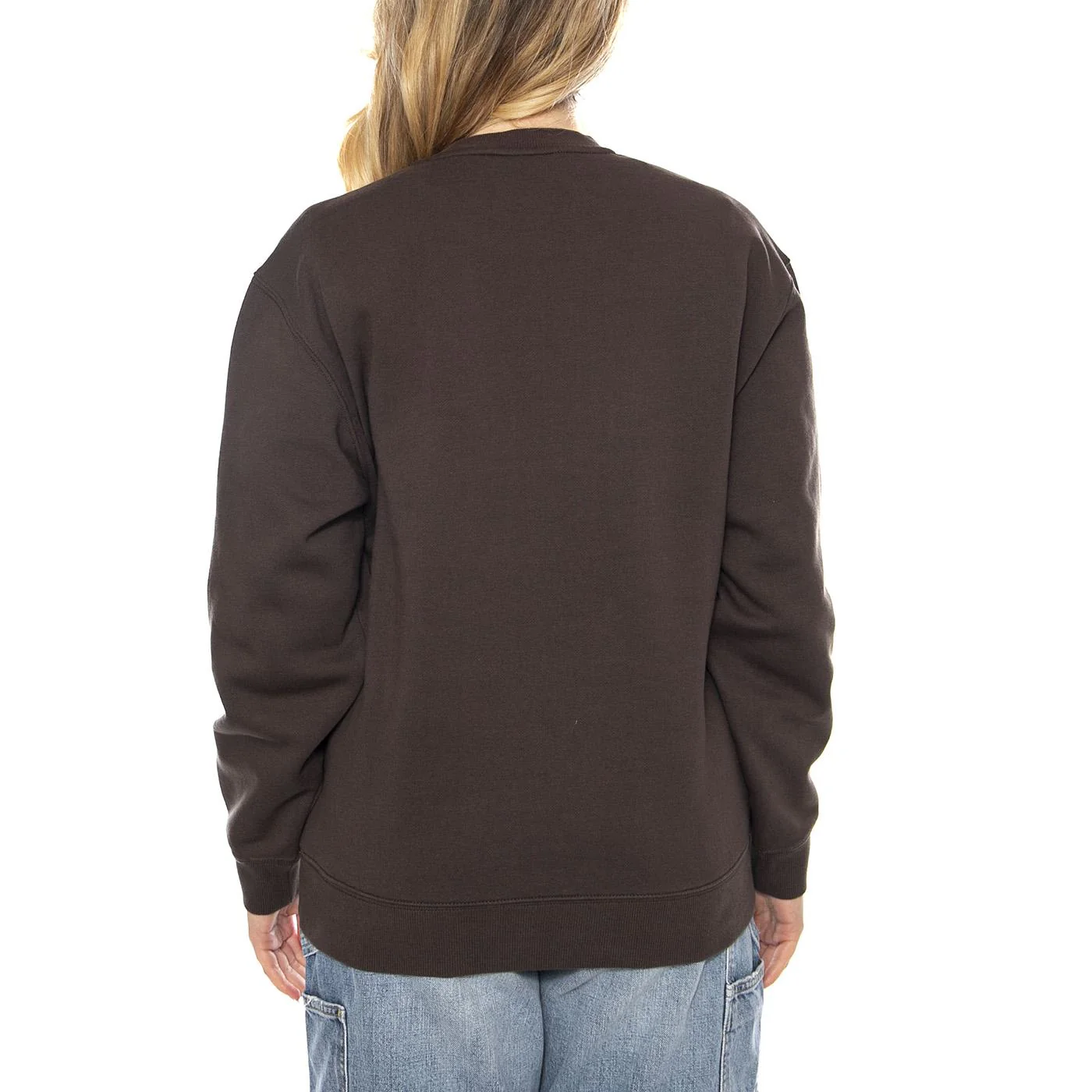W Carhartt Sweatshirt Vitola / Phlox - Brown - Women's Sweatshirt CARHARTT WIP - Image 3