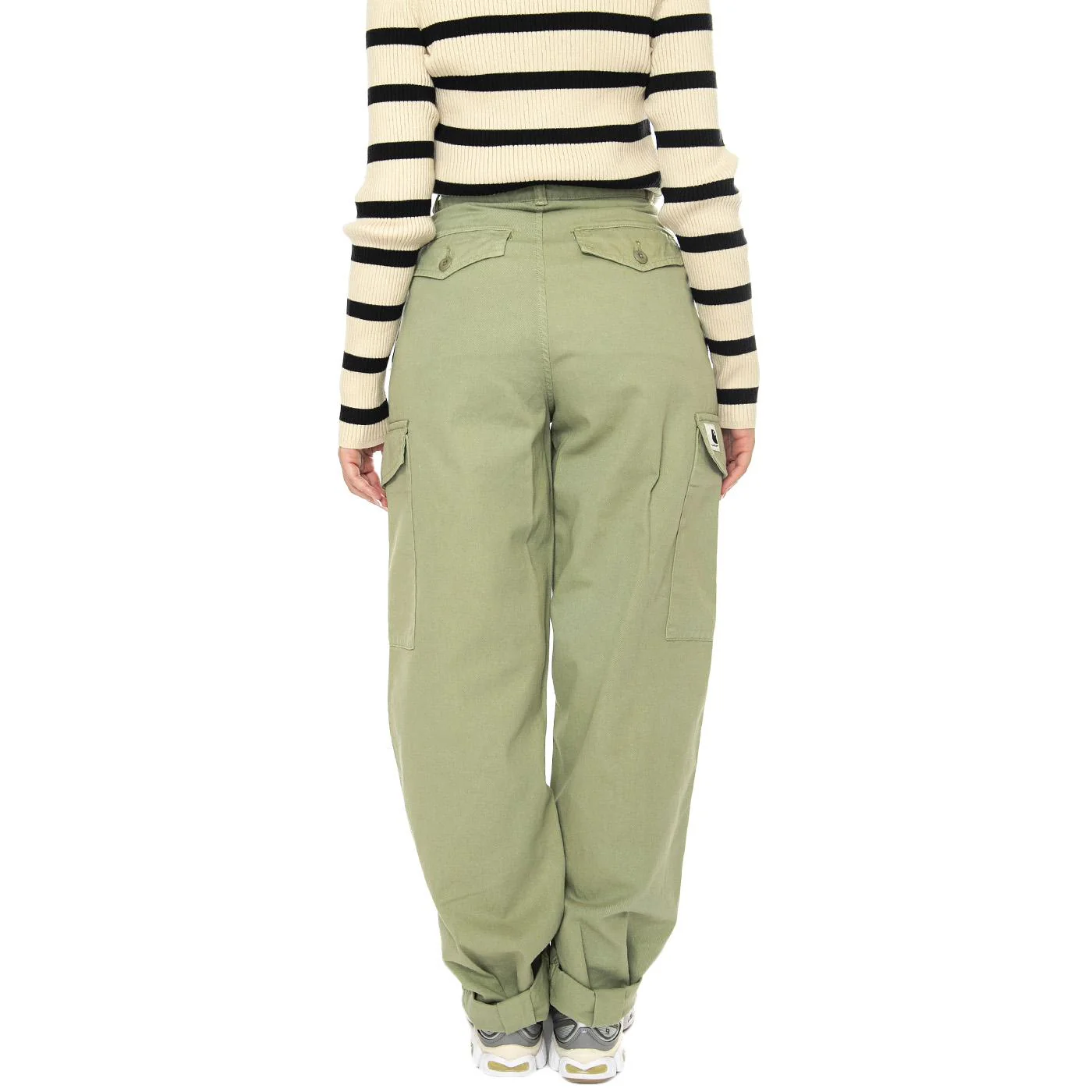 W' Collins Pant Misty Green garment dyed - Image 3