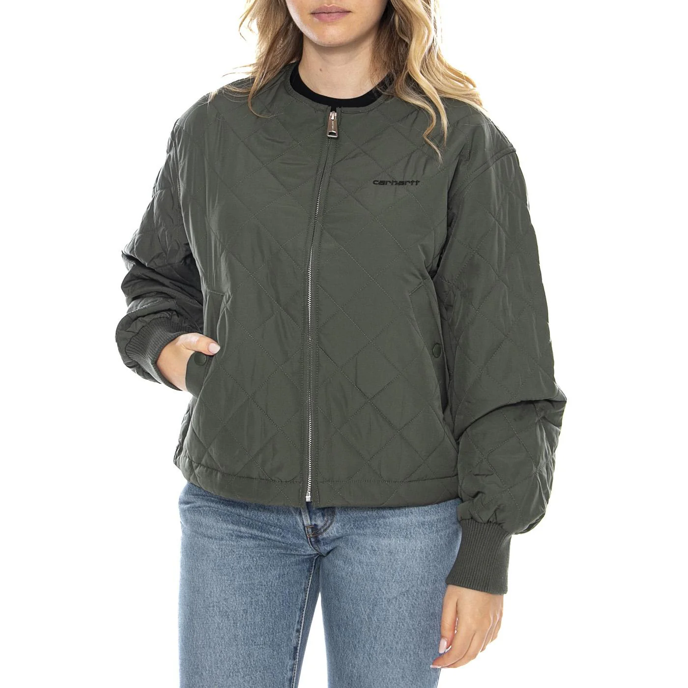 W Elma Liner - Opuntia / Black - Women's Jacket CARHARTT WIP