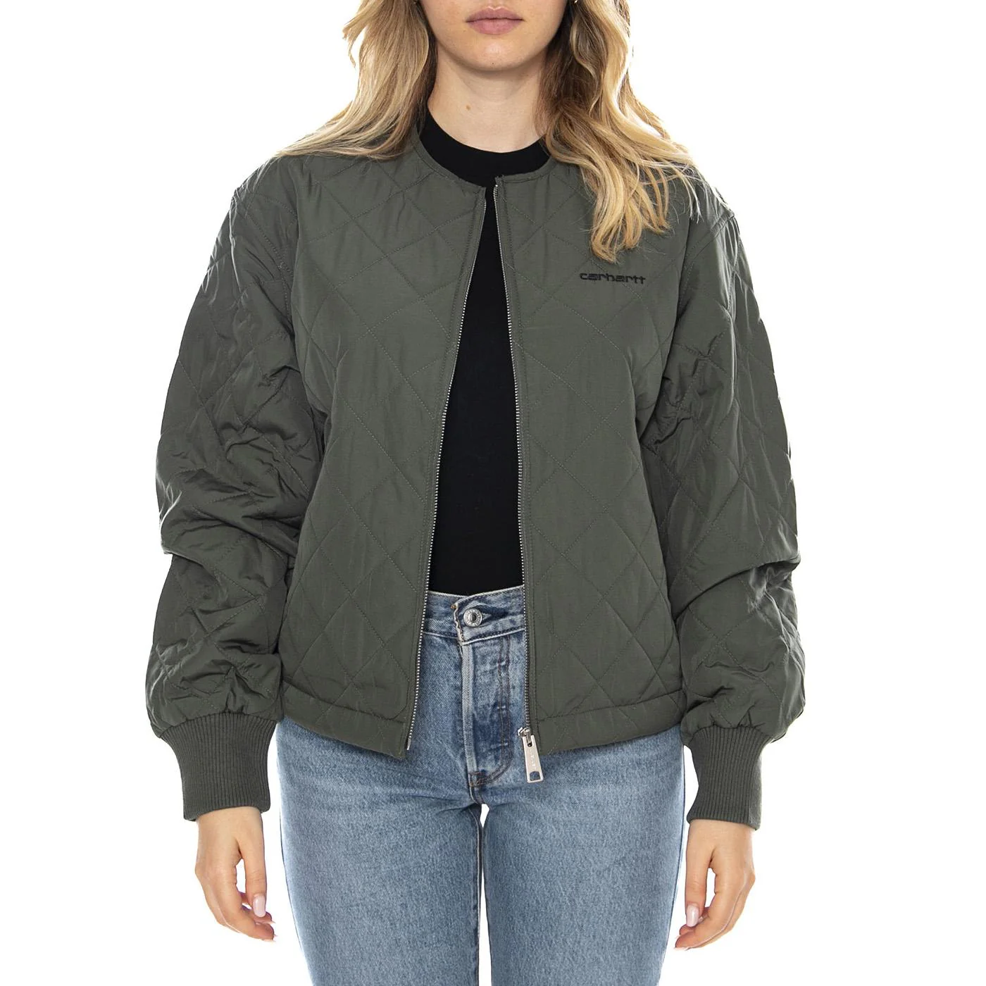 W Elma Liner - Opuntia / Black - Women's Jacket CARHARTT WIP - Image 2