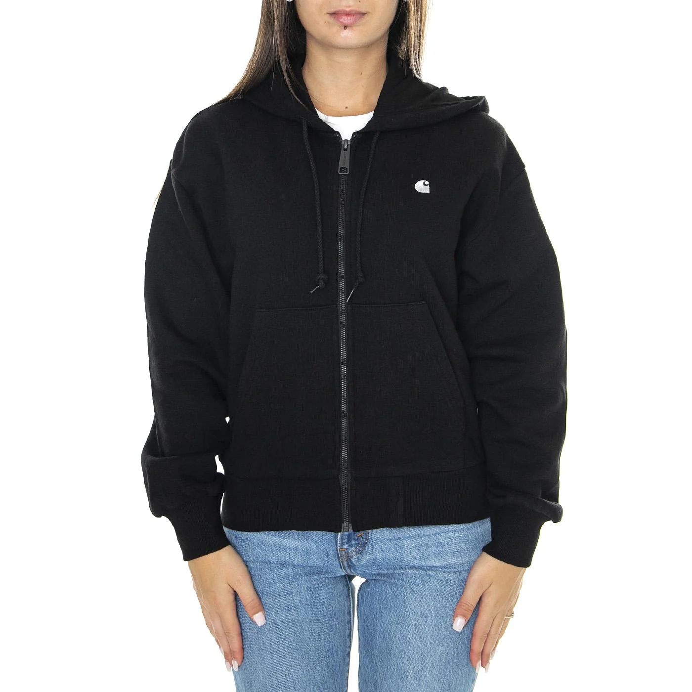 W' Hooded Casey Jacket Black / Silver - Image 2