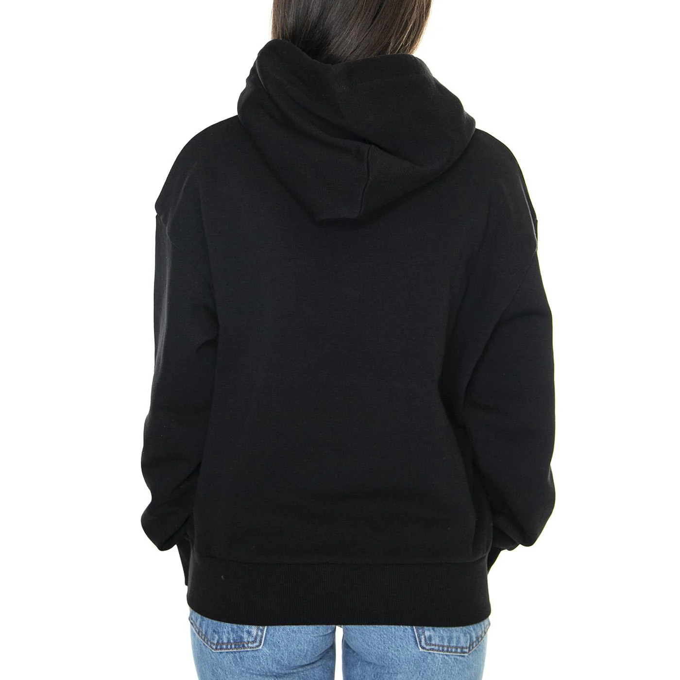 W' Hooded Casey Sweatshirt Black / Silver - Image 3