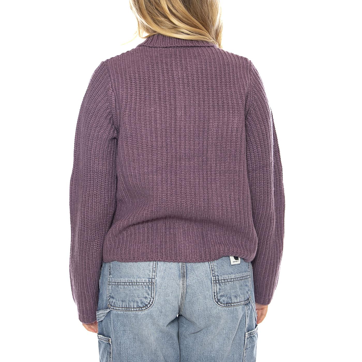 W Michigan Sweater Cardigan - Phlox - Women's Cardigan CARHARTT WIP - Image 3