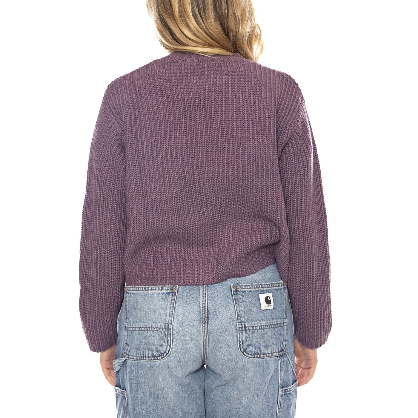 W Mira Sweater - Purple - Women's Ribbed Crew Neck Sweater CARHARTT WIP - Image 3