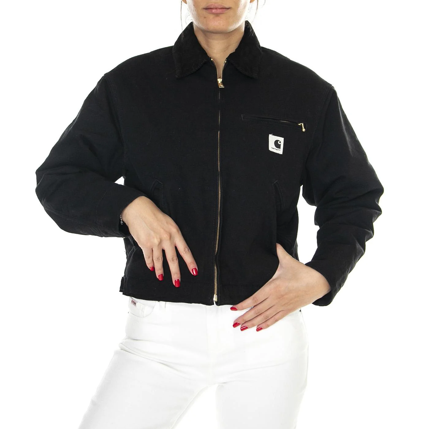 W' OG Detroit Jacket Black / Black /rinsed