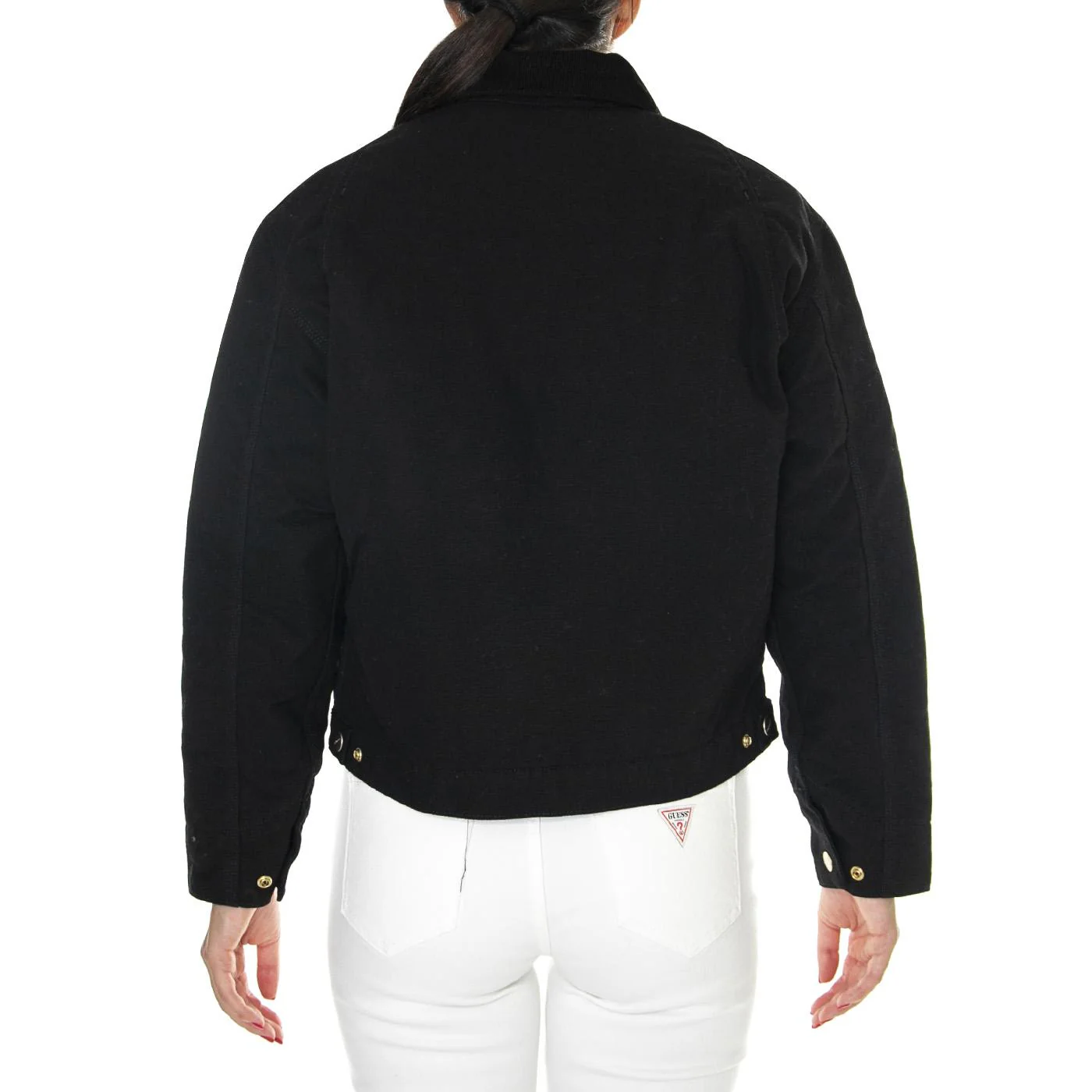 W' OG Detroit Jacket Black / Black /rinsed - Image 3