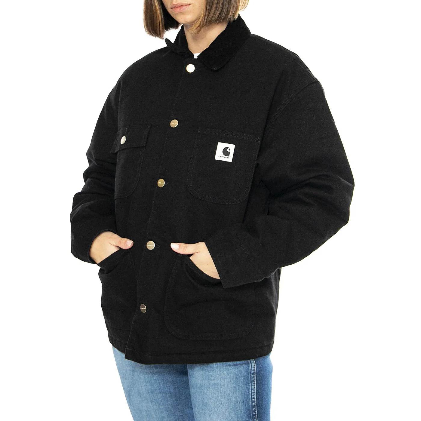 W' OG Michigan Coat Black / Black rinsed