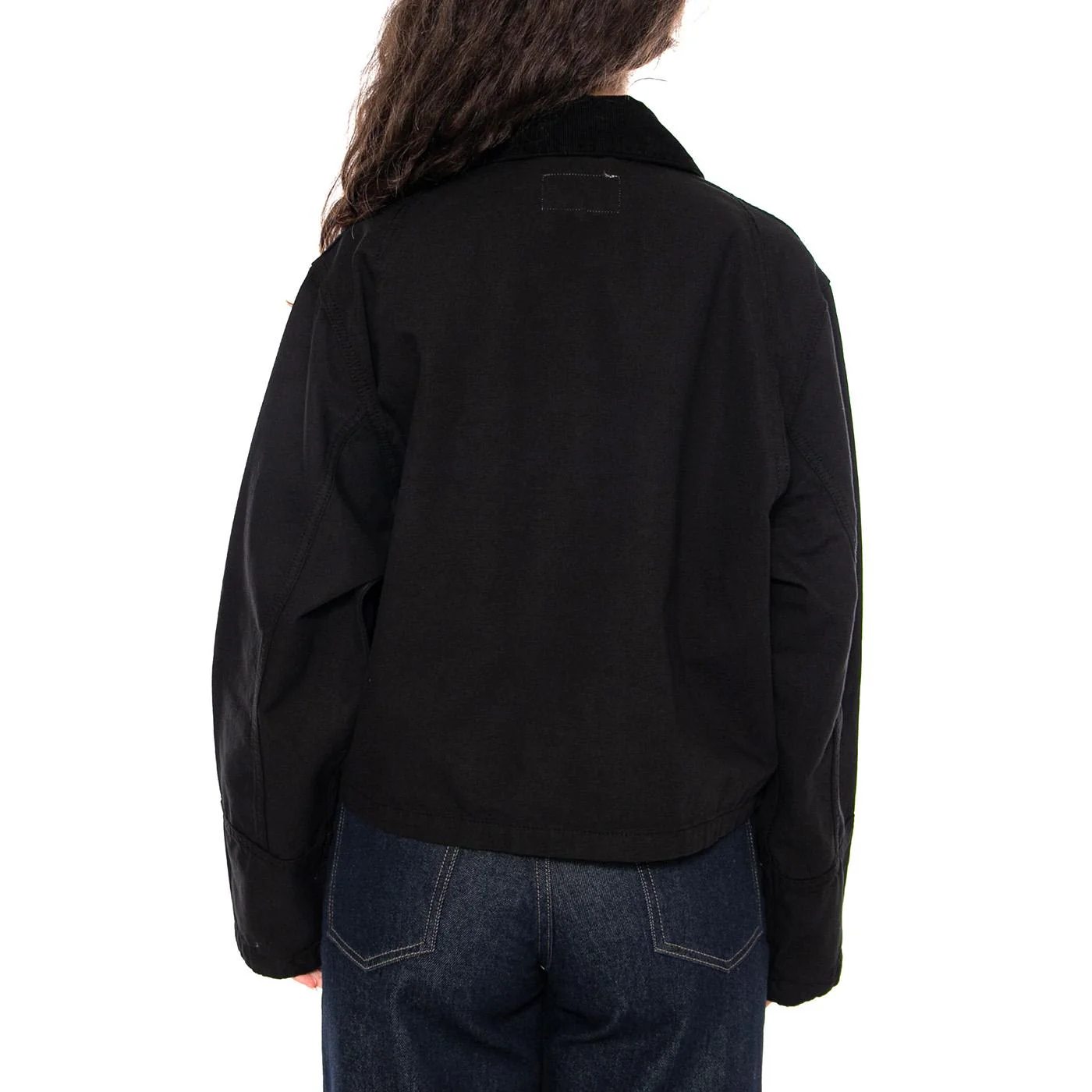 W' Prescott Jacket Black / Black - Women's Black Jacket CARHARTT WIP - Image 3