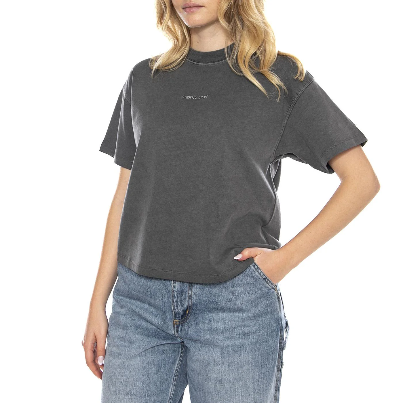 WS/S Benton T-Shirt - Grey - CARHARTT WIP Women's T-Shirt