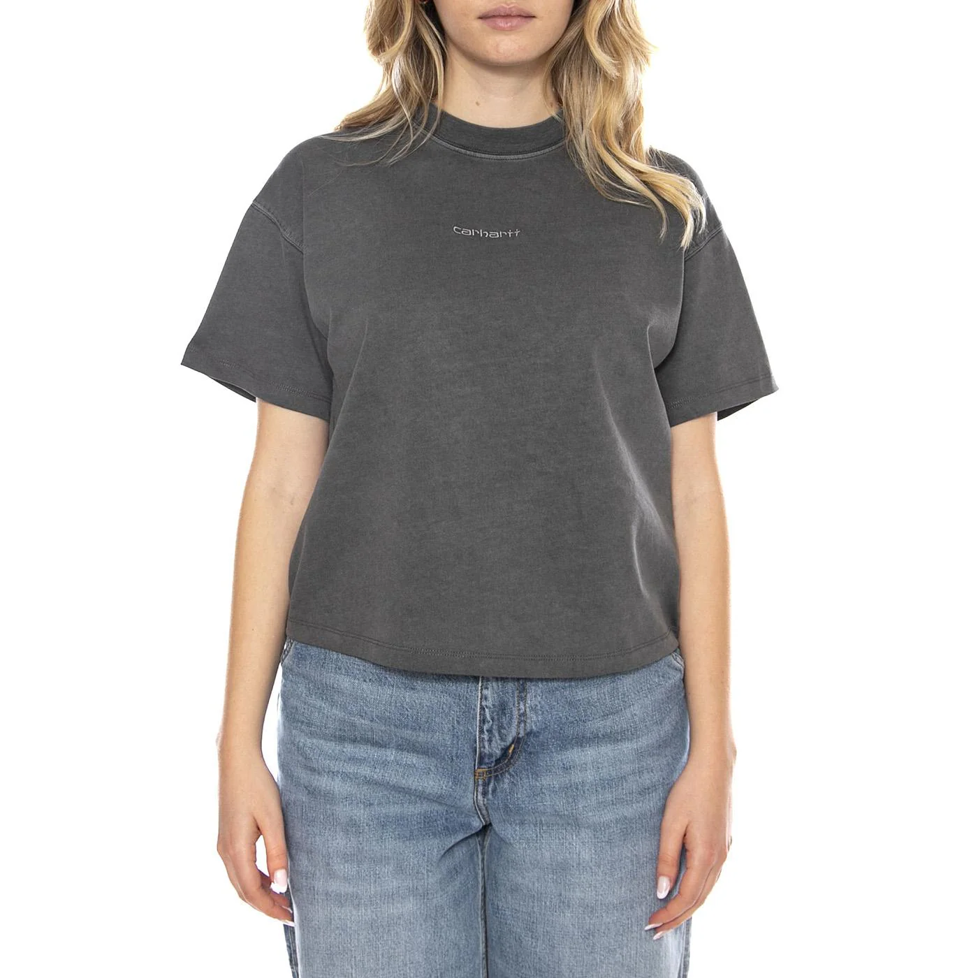 WS/S Benton T-Shirt - Grey - CARHARTT WIP Women's T-Shirt - Image 2