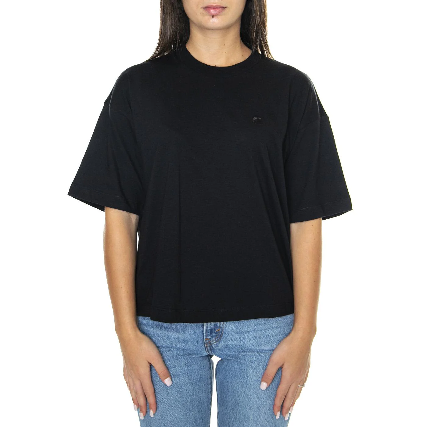 W' S/S Chester T-Shirt Black - Image 2
